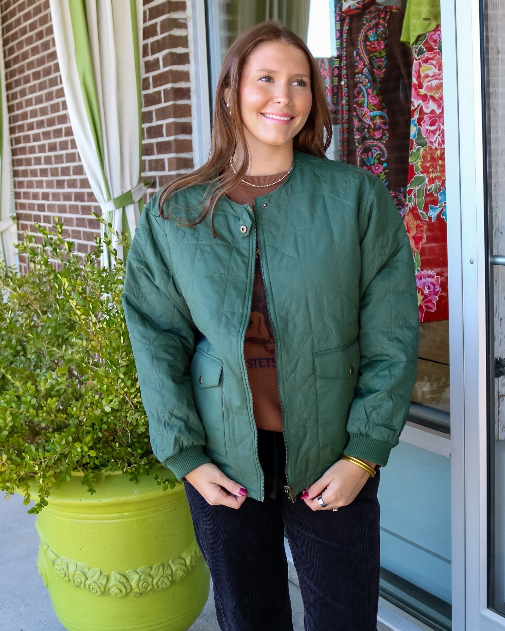 Reversible Logger Puffer Jacket - Olive You BoutiqueTHE GREAT231050OWJ0022972