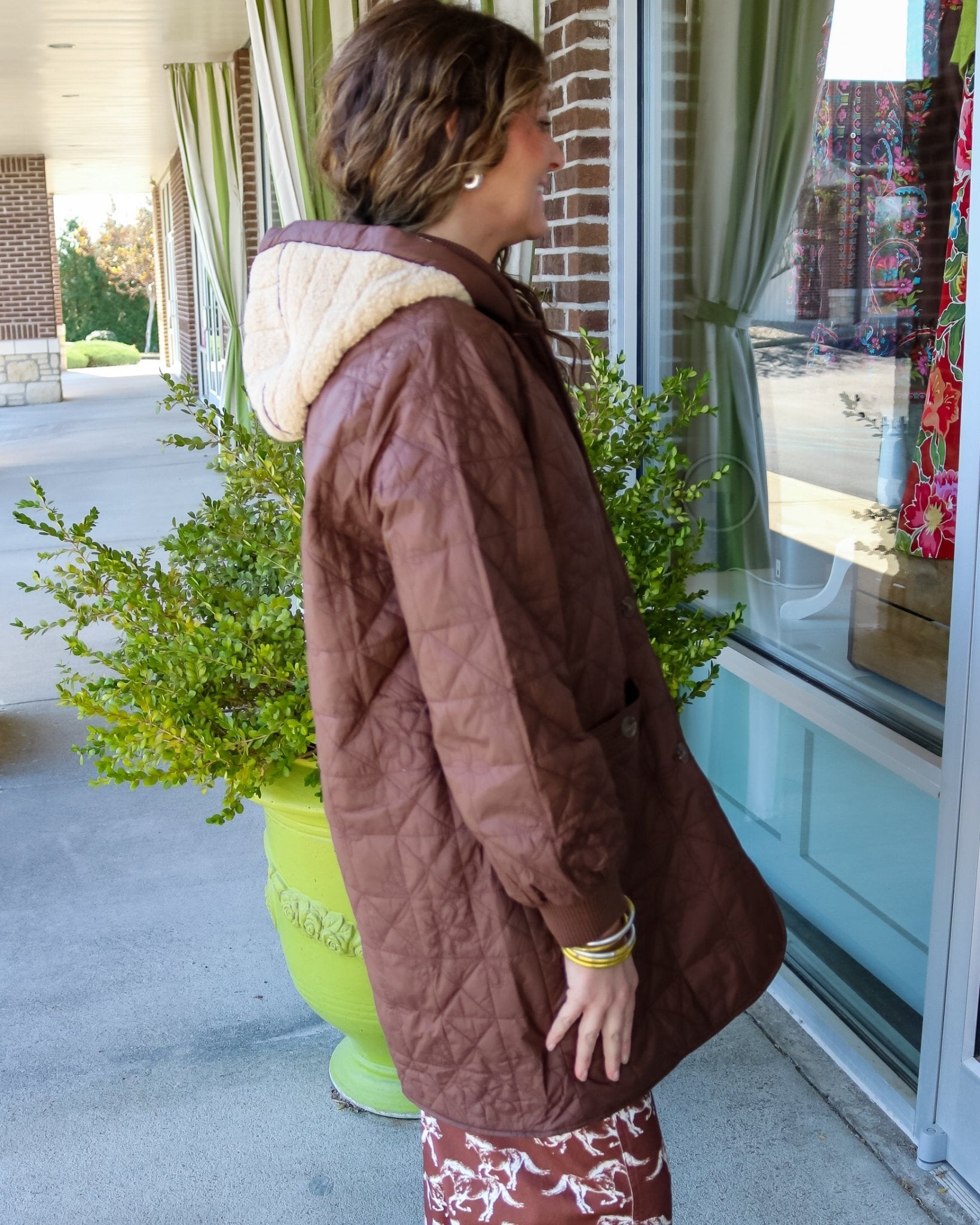Reversible Puffer Hooded Jacket - Olive You BoutiqueTHE GREAT231046OWJ10041972