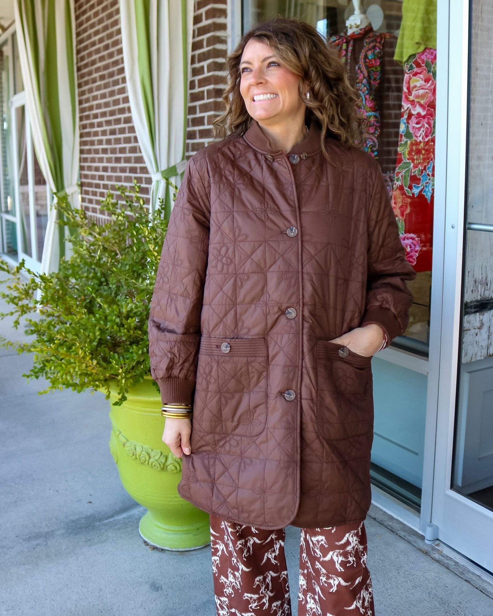 Reversible Puffer Hooded Jacket - Olive You BoutiqueTHE GREAT231046OWJ10041972
