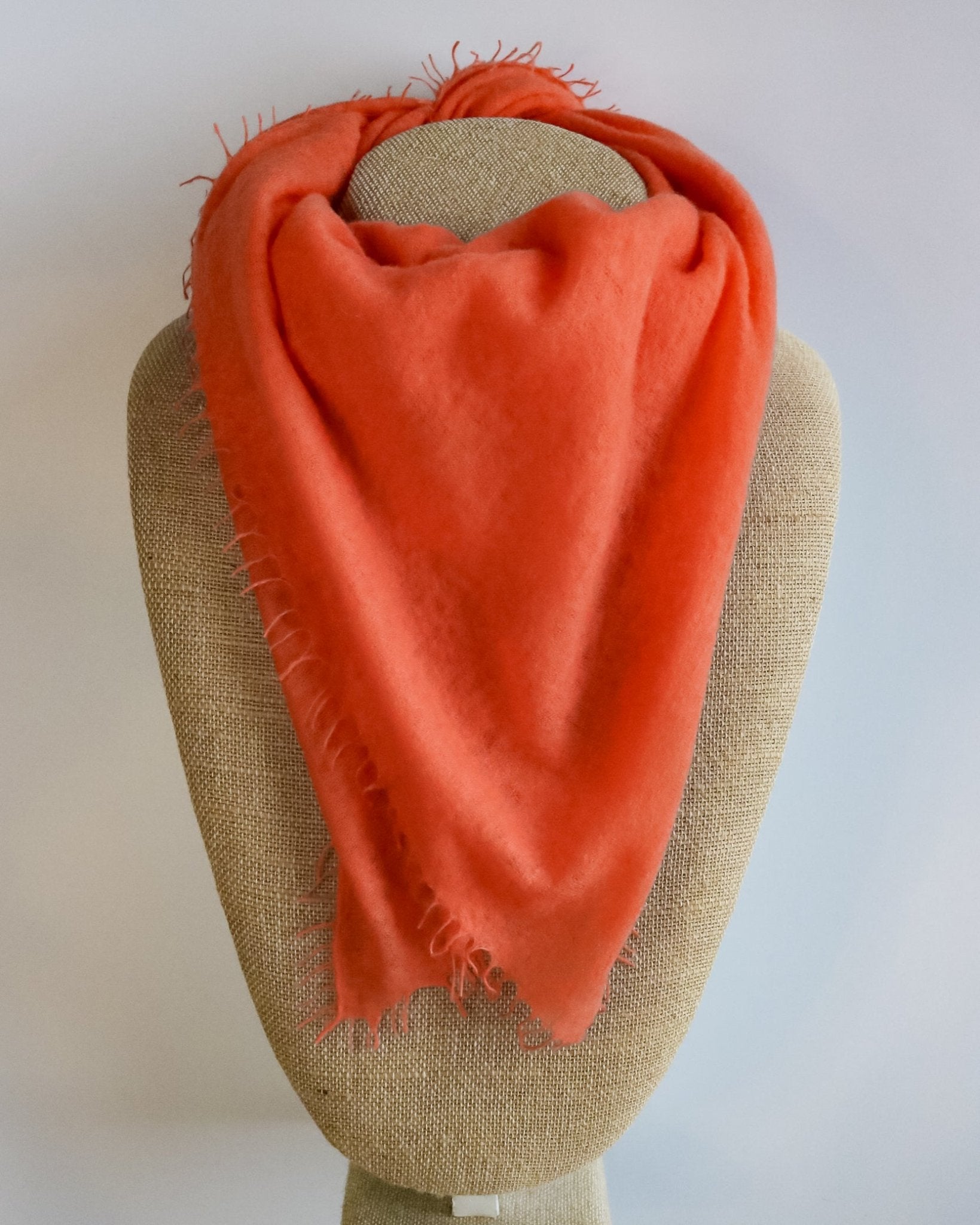 Coral 100% Cashmere Scarf - Olive You BoutiqueVISMAYA23677620212-FC