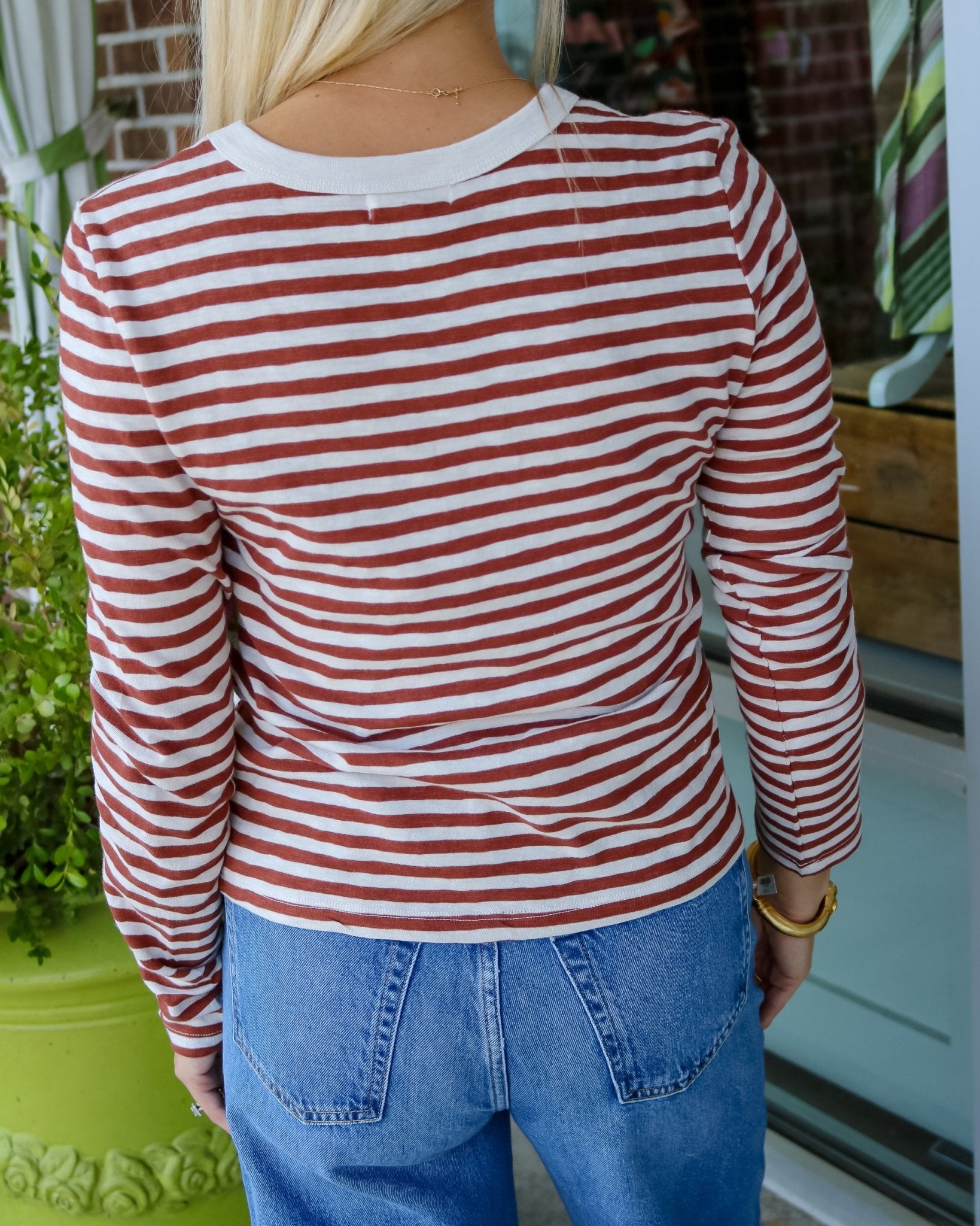 Junie Stripe Slub Tee - Olive You BoutiqueZ SUPPLY236173ZT264764