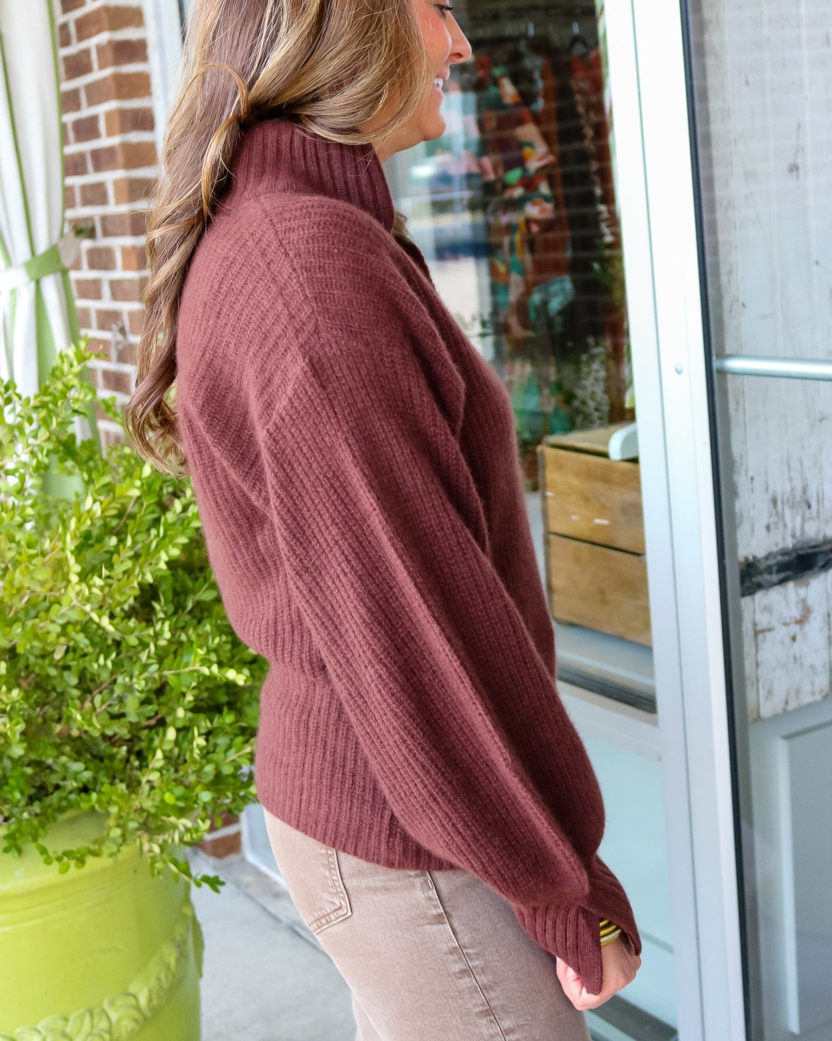 Cashmere Balloon Sleeve Sweater - Olive You BoutiqueEmily McCarthy2310811033