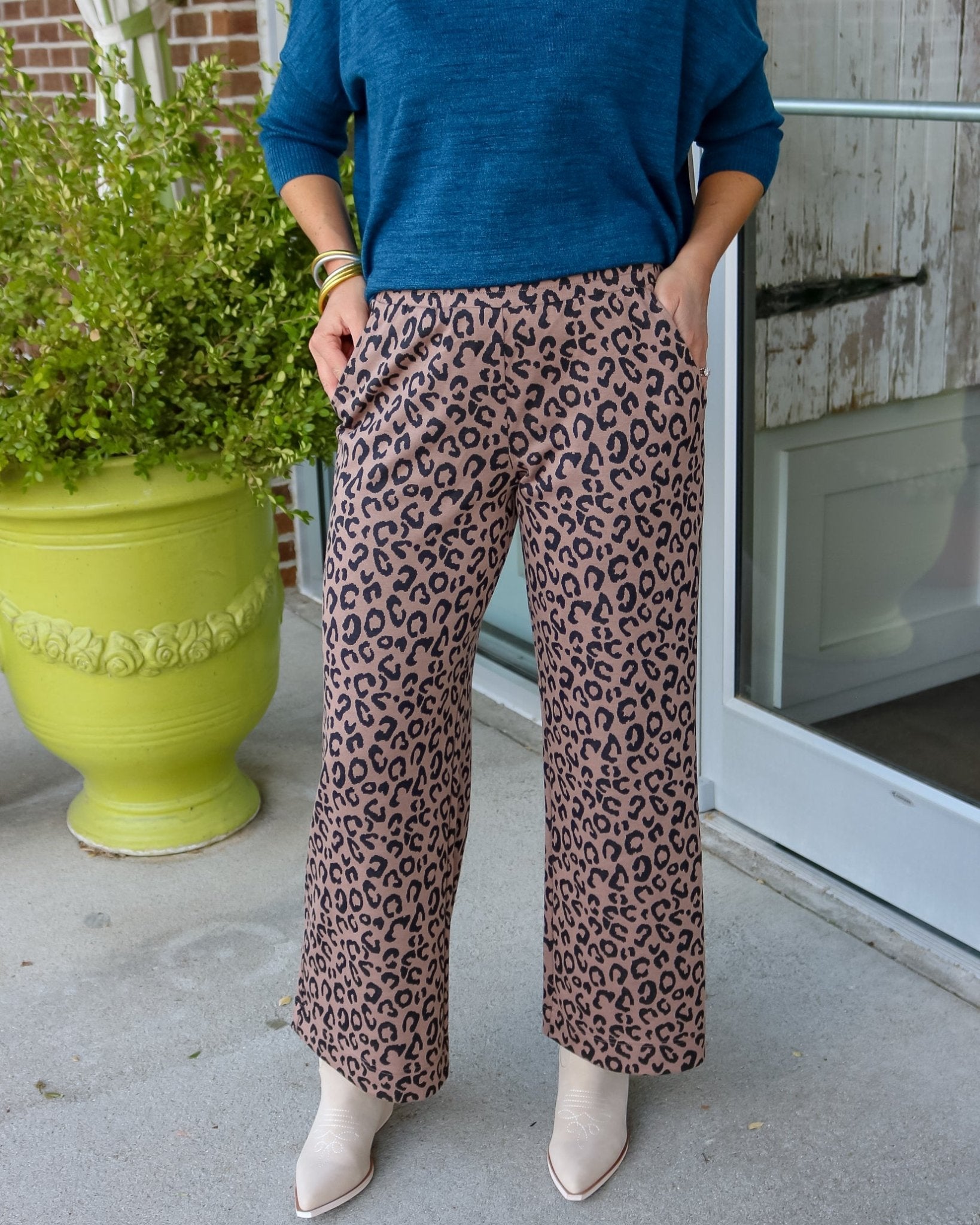 Knit Pull On Pant - Olive You BoutiqueIVY JANE234098230035