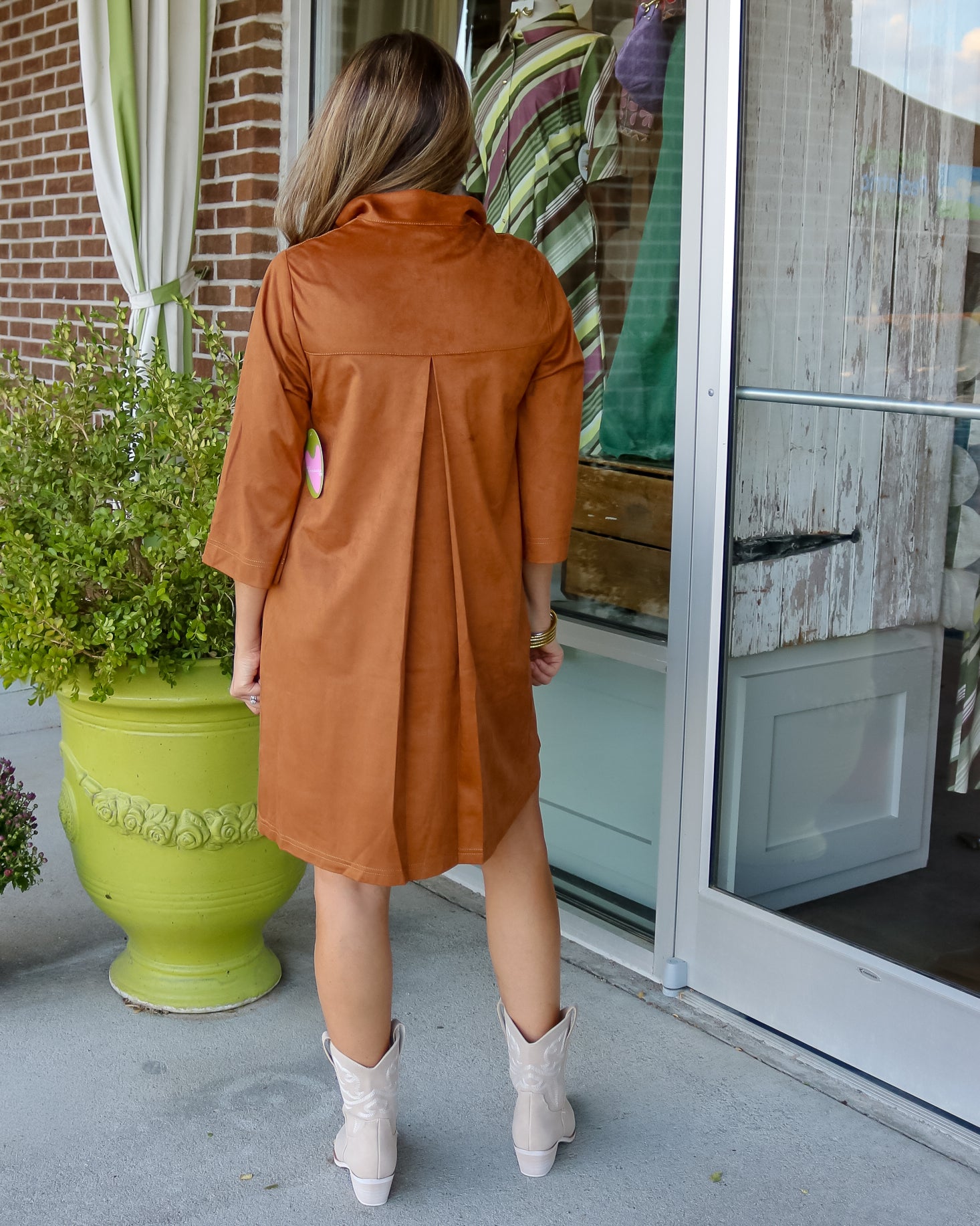 Swing Into Fall Suede Dress - Olive You BoutiqueUNCLE FRANK23413073704