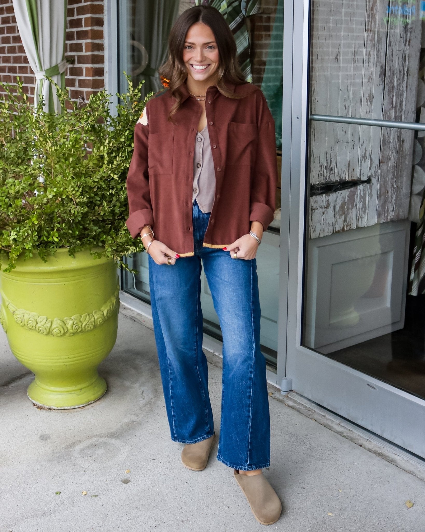 Miracle Garden Top - Olive You BoutiqueLOVE THE LABEL237278L2608-3051