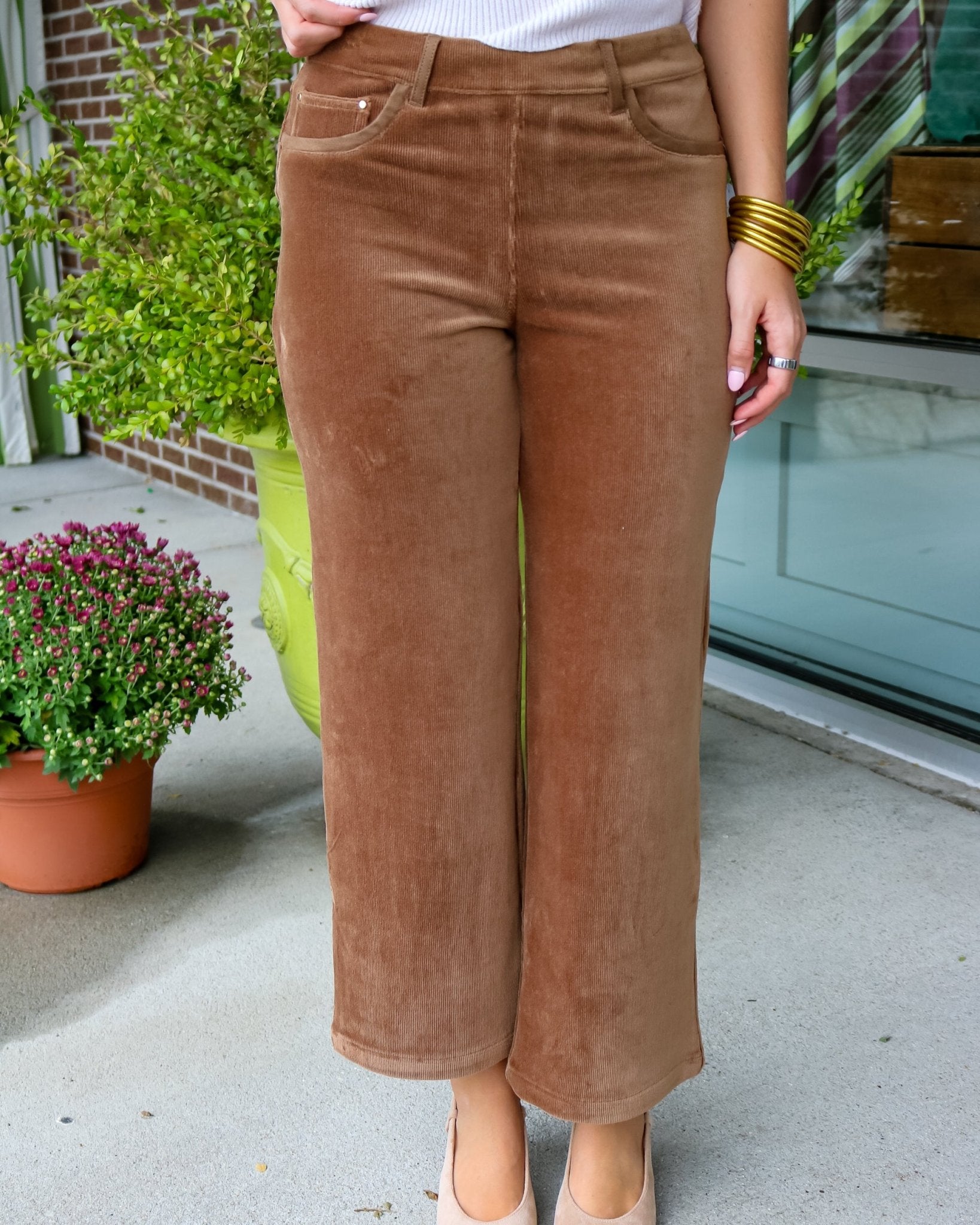 Tilda St Baby Cord Wide Leg Pant - Olive You BoutiqueLysse2344063996