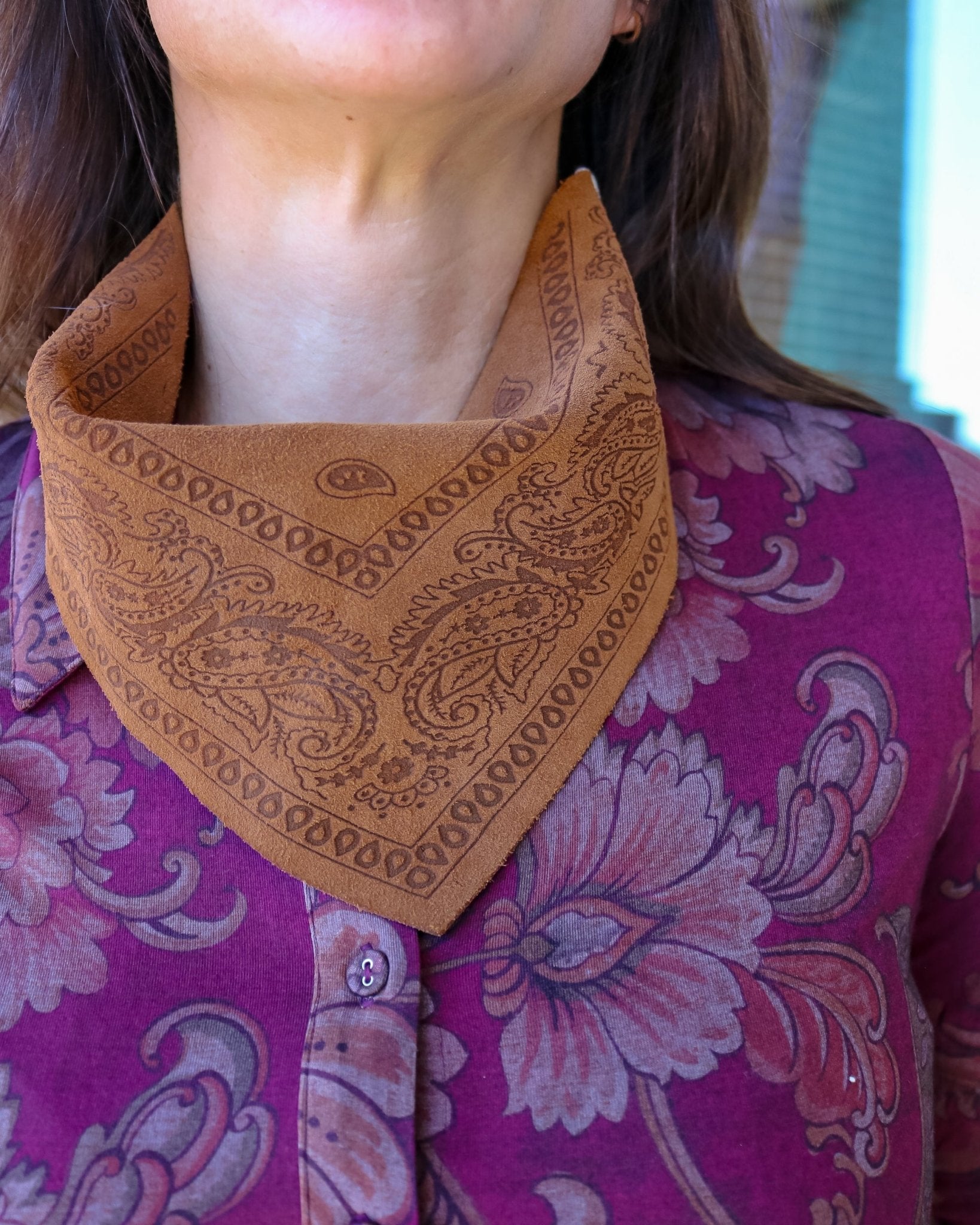 Suede Bandana - Olive You BoutiqueOrijinal236640SB7394