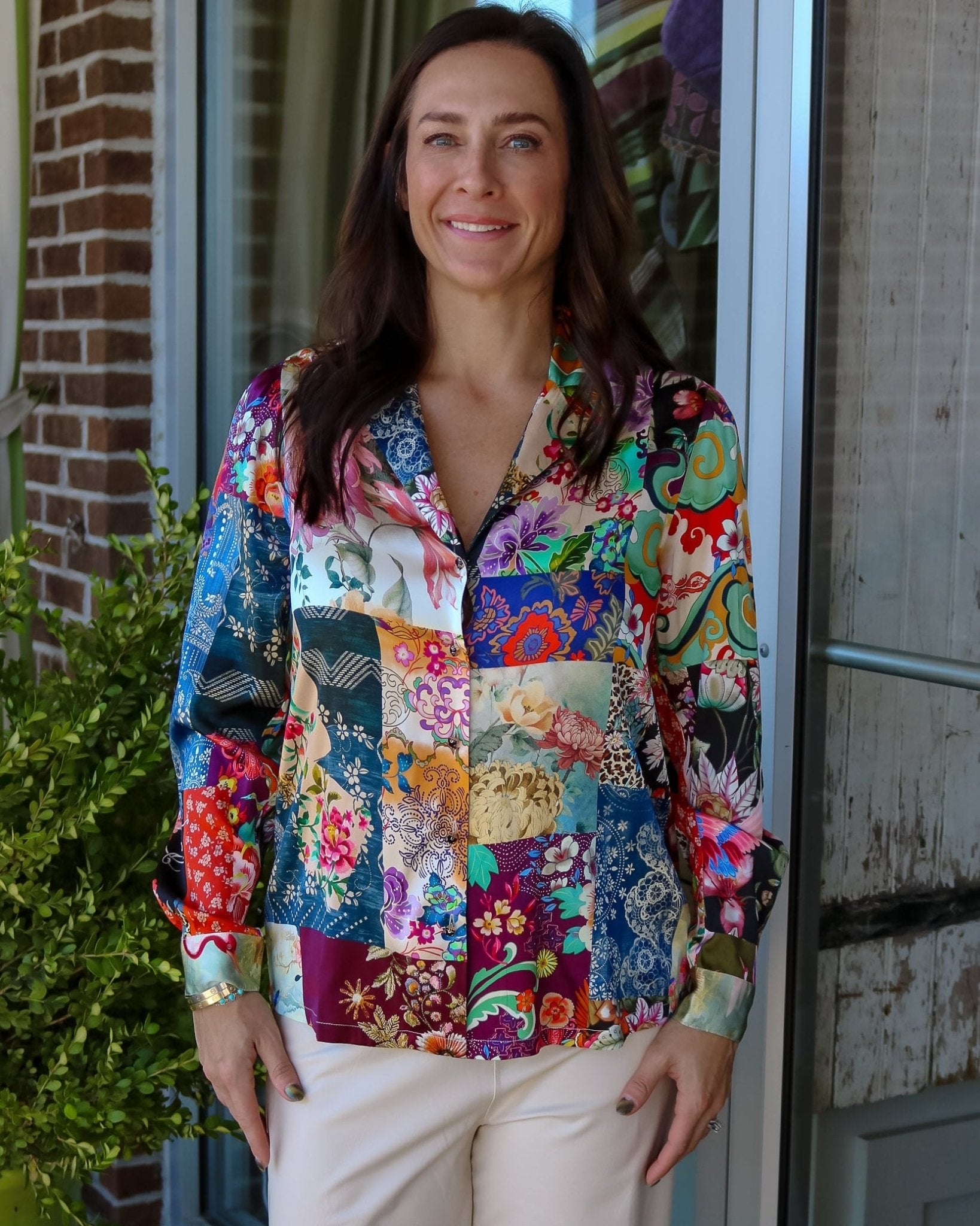 Norih Shirt - Olive You BoutiqueJOHNNY WAS234783C18326-9