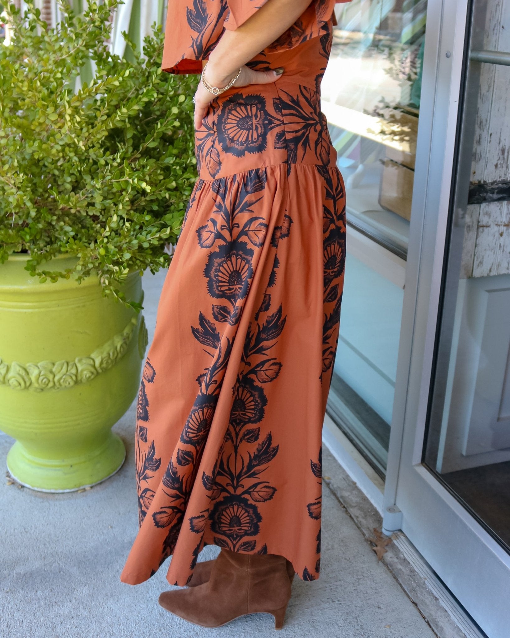 Kara Skirt- Elizabeth Cocoa - Olive You BoutiqueBEYOND BY VERA235579767