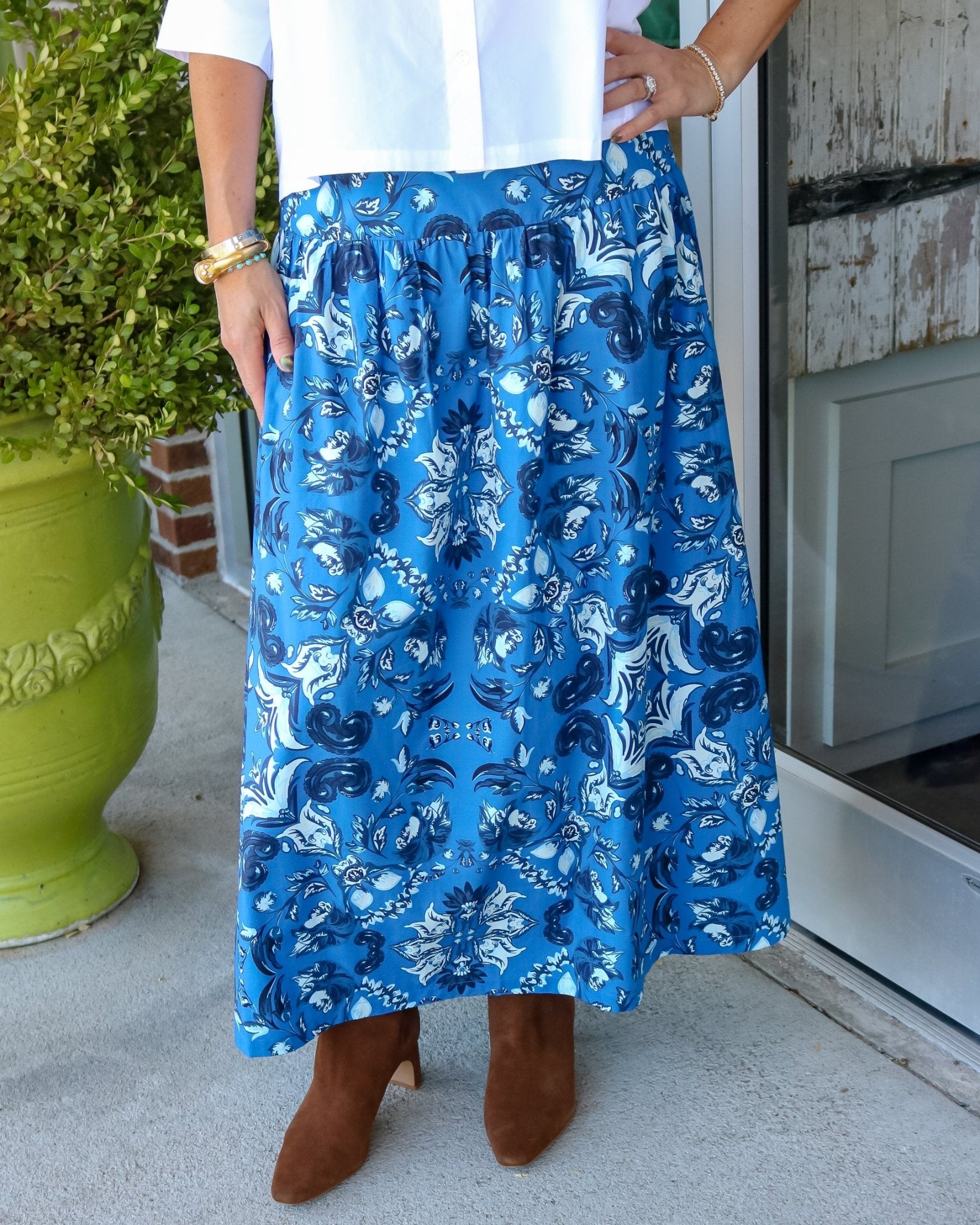 Kara Skirt- Westminster Blue - Olive You BoutiqueBEYOND BY VERA235198797