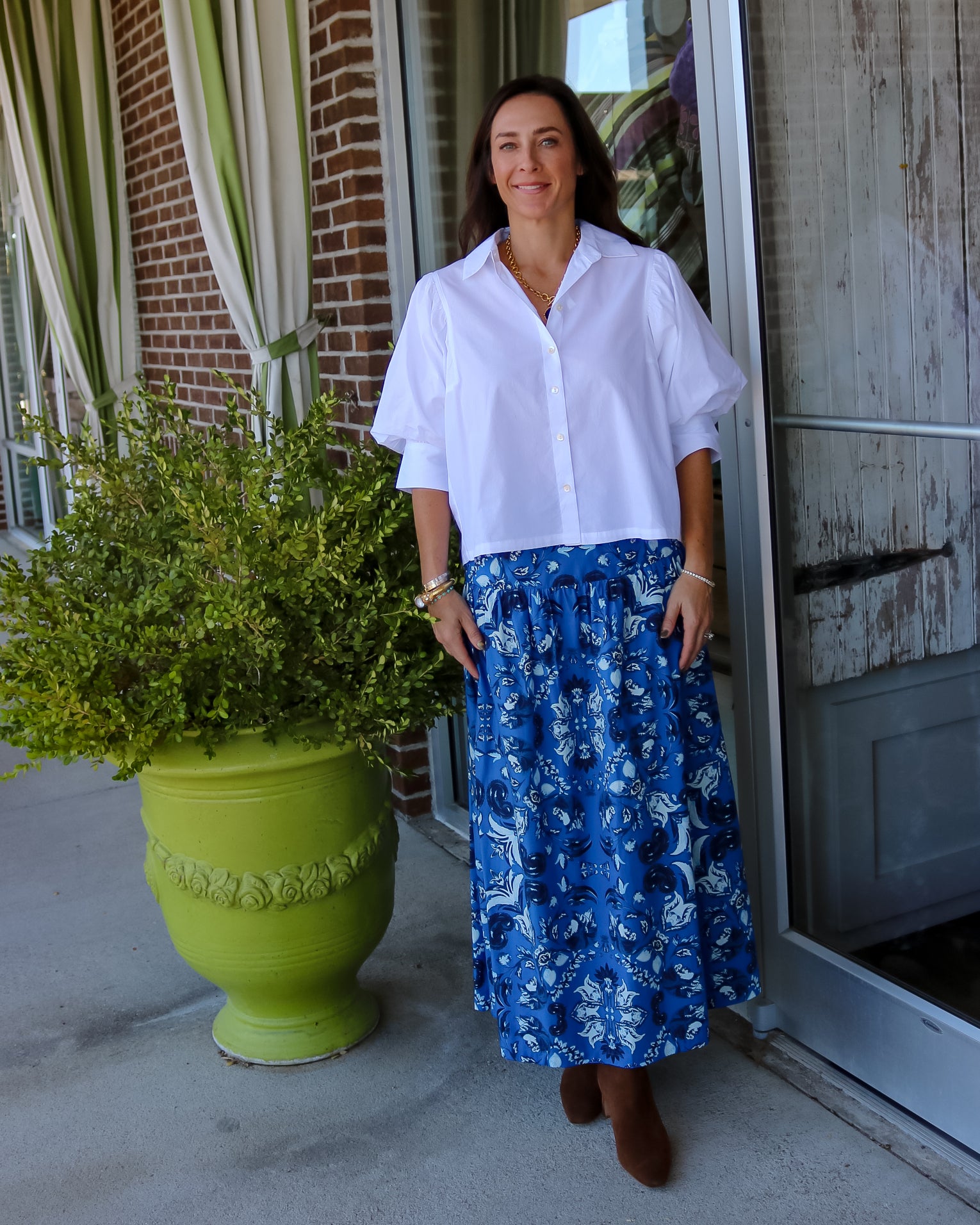 Kara Skirt- Westminster Blue - Olive You BoutiqueBEYOND BY VERA235198797