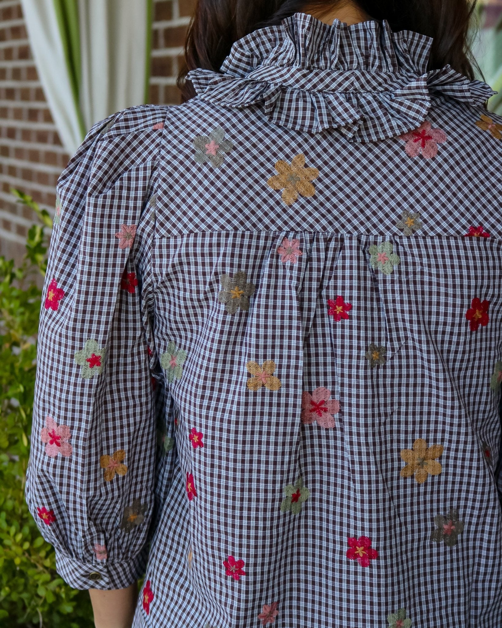 Checked In Bloom Top - Olive You BoutiqueOLIVE YOU237790T33418