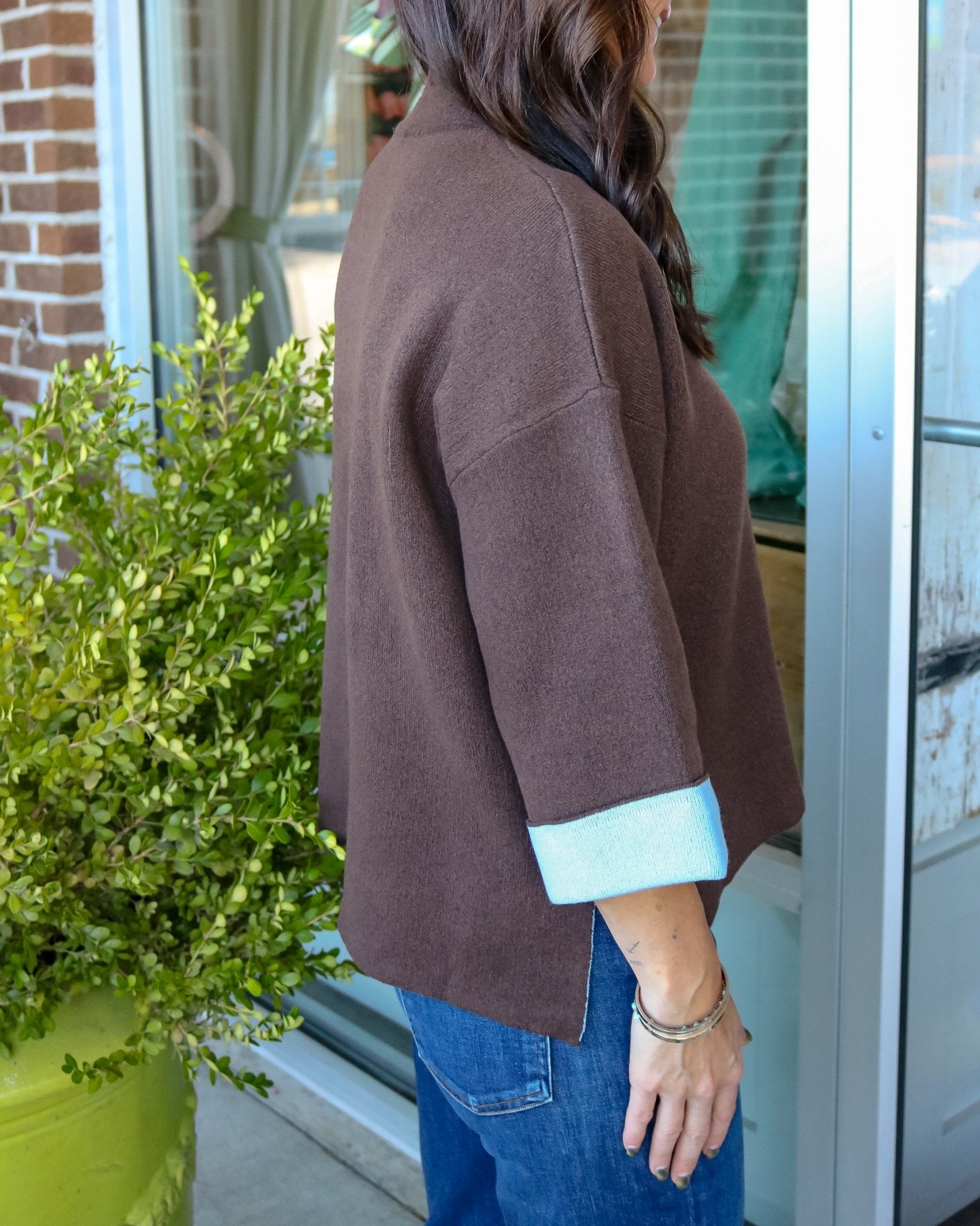 Blue Accent Sweater - Olive You BoutiqueOLIVE YOU237865T31685