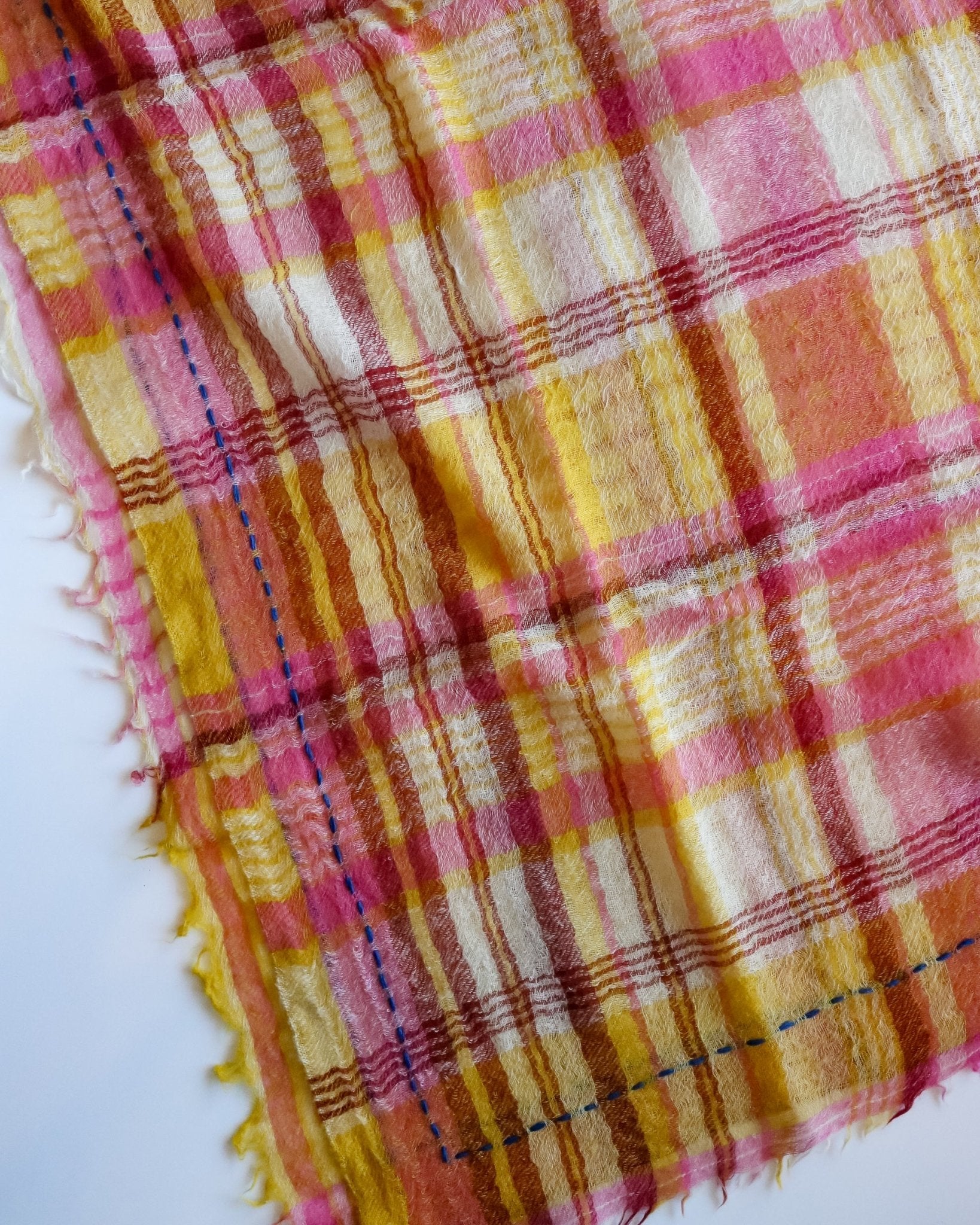 Yellow Check Scarf - Olive You BoutiqueVISMAYA23798120239-yellow