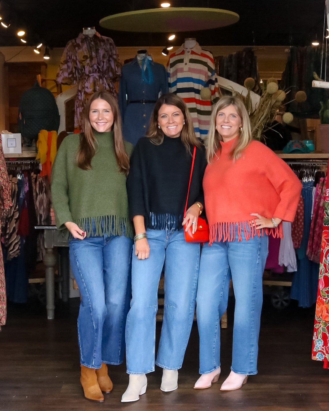 Sachi Aja Sweater with Fringe - Tangerine Glow - Olive You BoutiqueKERISMA INC238028M6423-tangglow