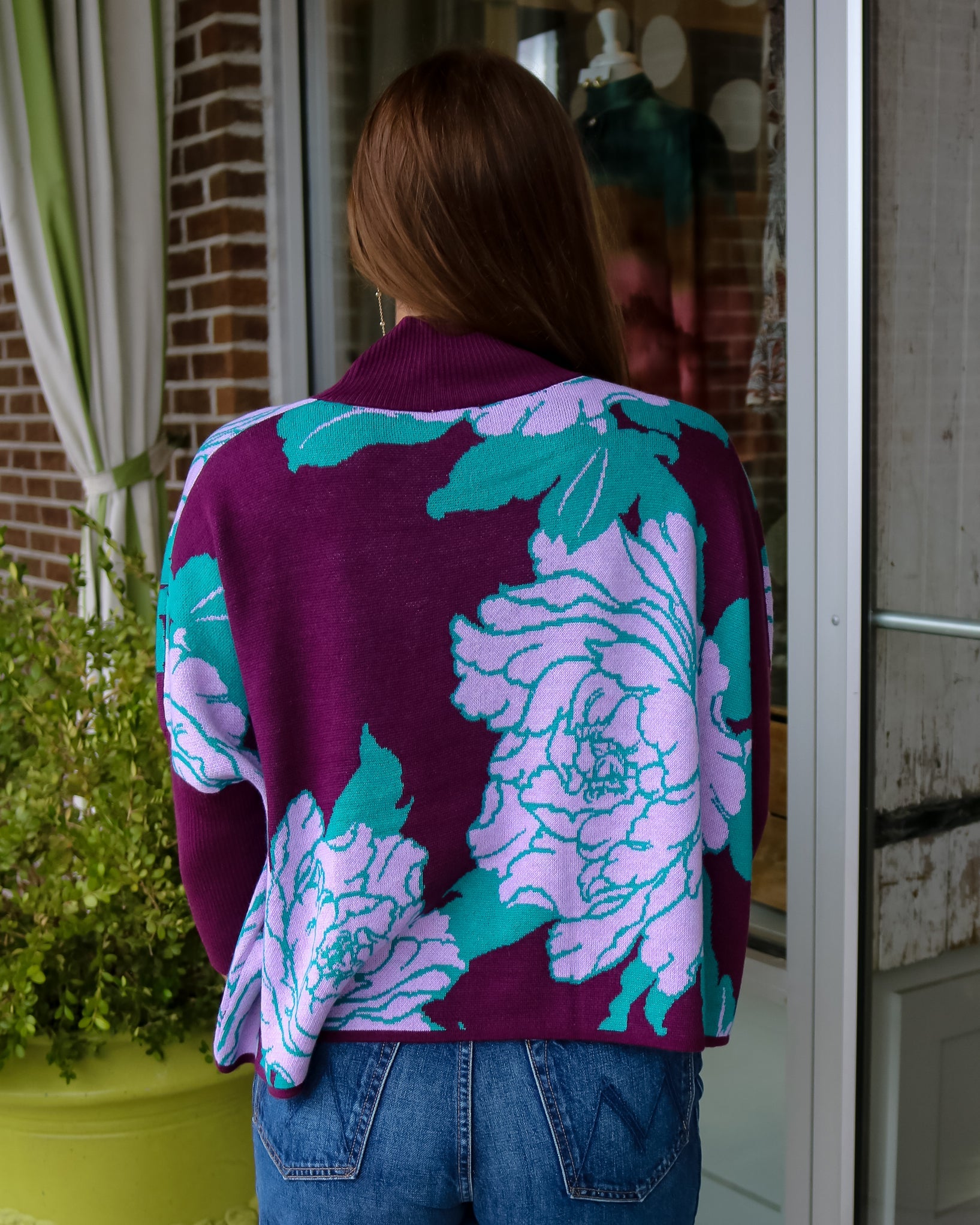 Peony Aja Sweater - Aubergine - Olive You BoutiqueKERISMA INC238030M6391-aubergine