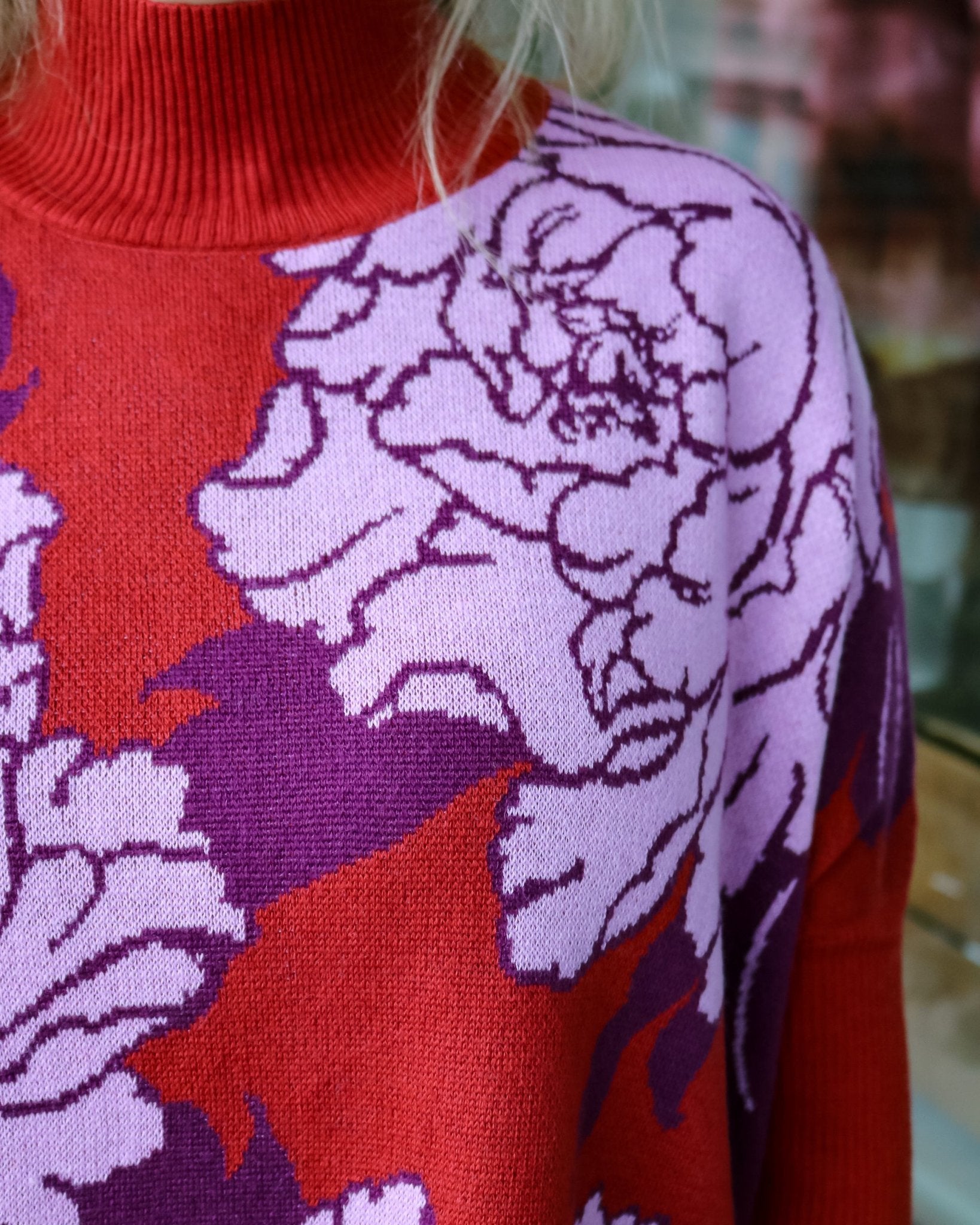 Peony Aja Sweater - Lunar Red - Olive You BoutiqueKERISMA INC234786M6391-lunarred