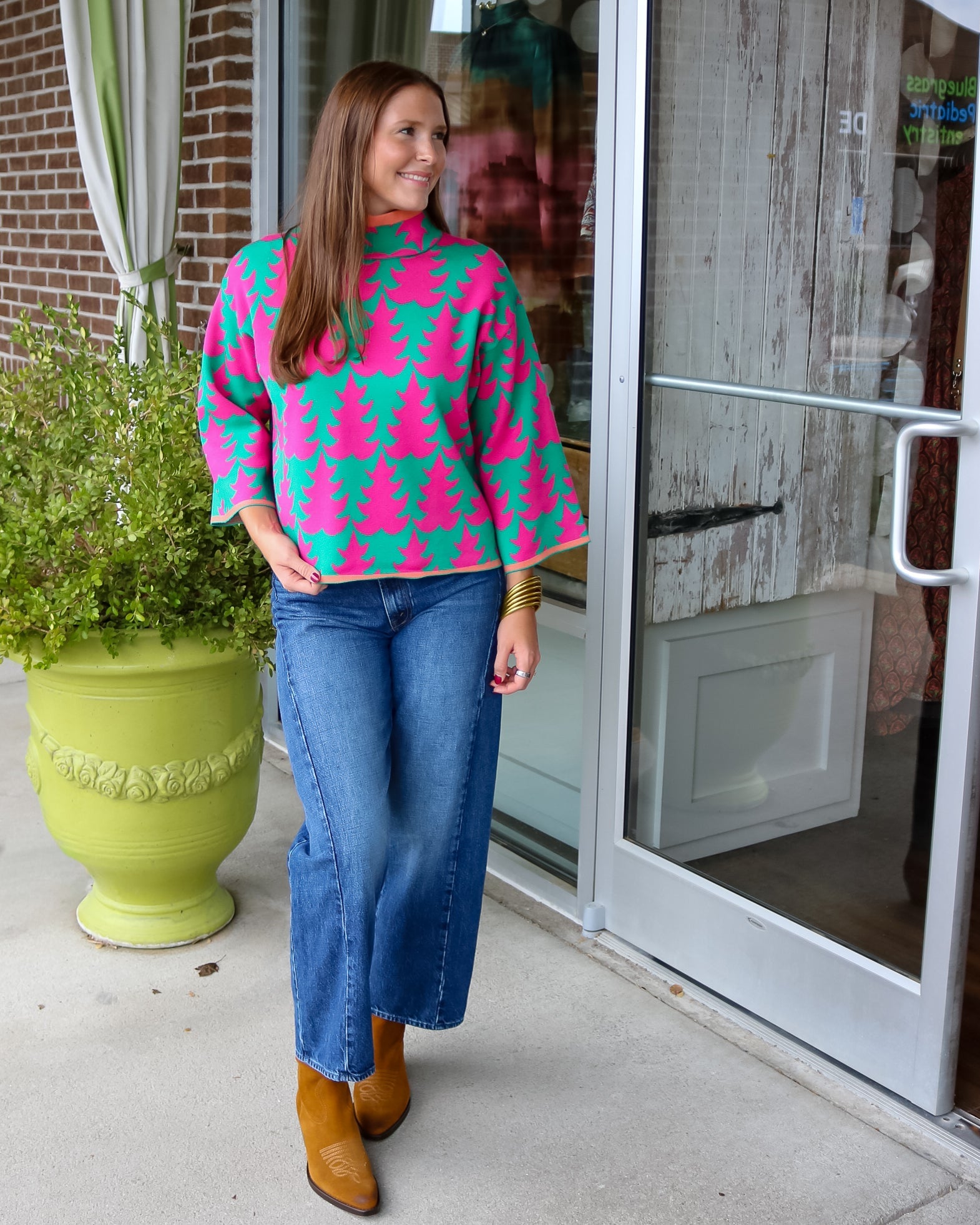 Bright Tree Sweater - Olive You BoutiqueIVY JANE234659930072