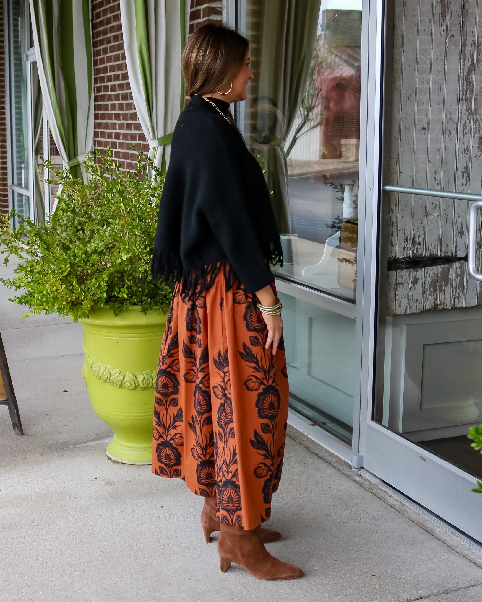 Kara Skirt- Elizabeth Cocoa - Olive You BoutiqueBEYOND BY VERA235579767