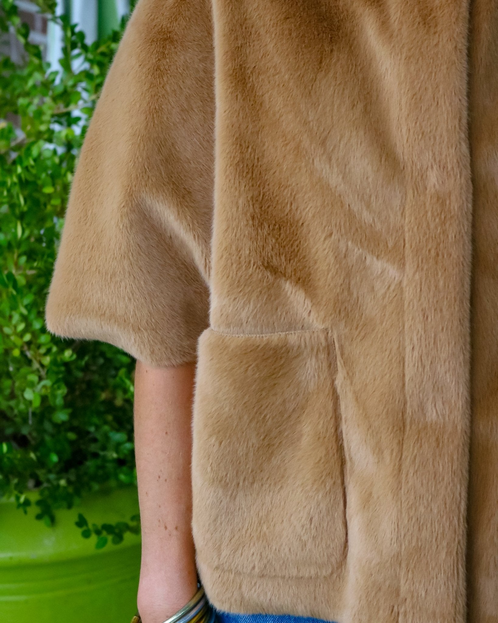 Faux Fur Capelet - Camel - Olive You BoutiqueIVY JANE238031130255-camel