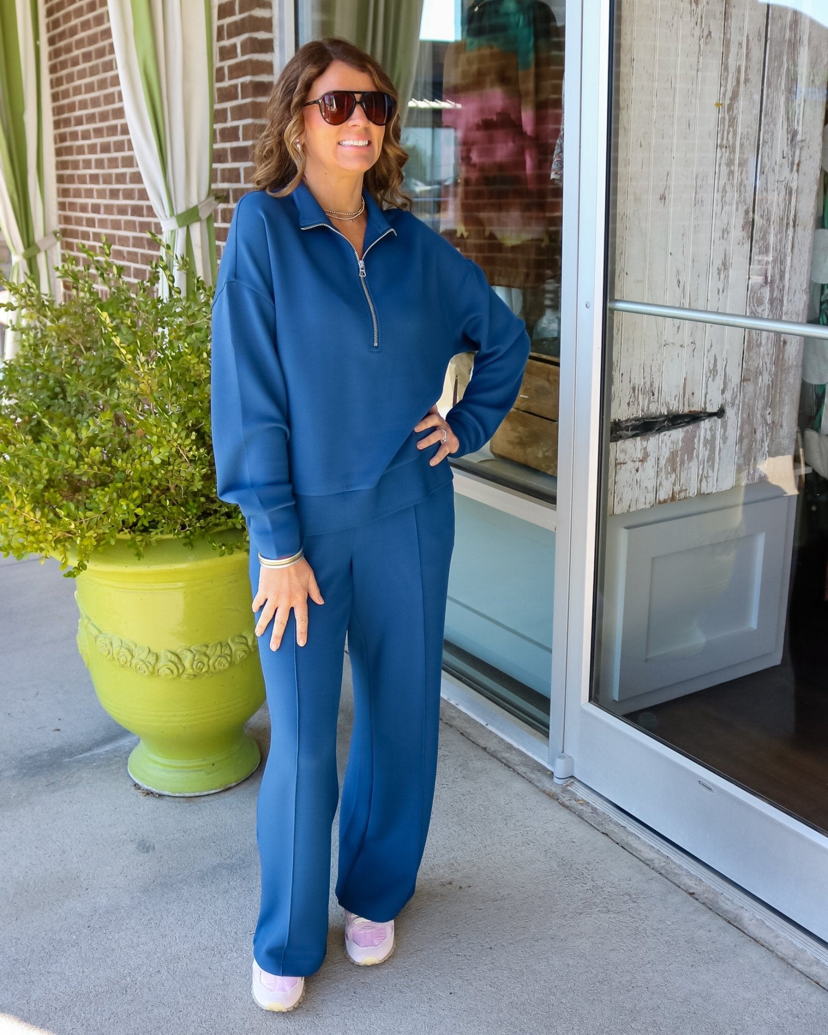 The Wide Leg Pant 30 - Sea Blue - Olive You BoutiqueVARLEY238162VAR02105-seablue