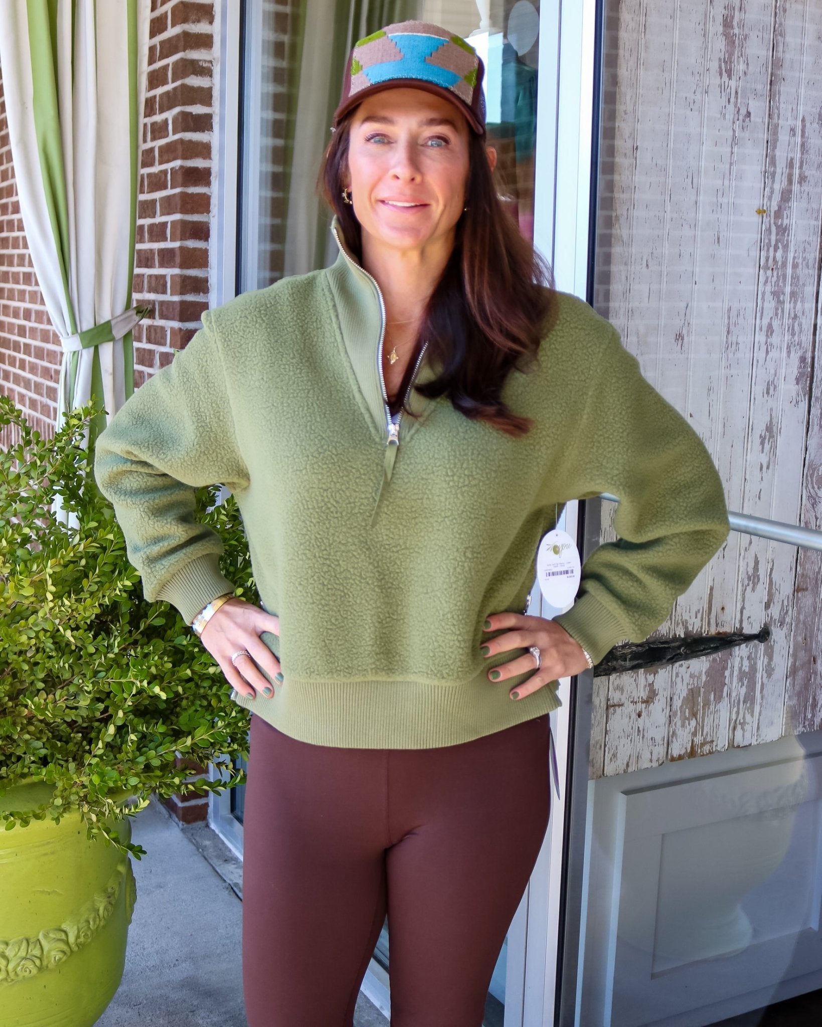 Jaylin Half Zip Fleece - Loden Green - Olive You BoutiqueVARLEY238192VAR03082-lodengreen