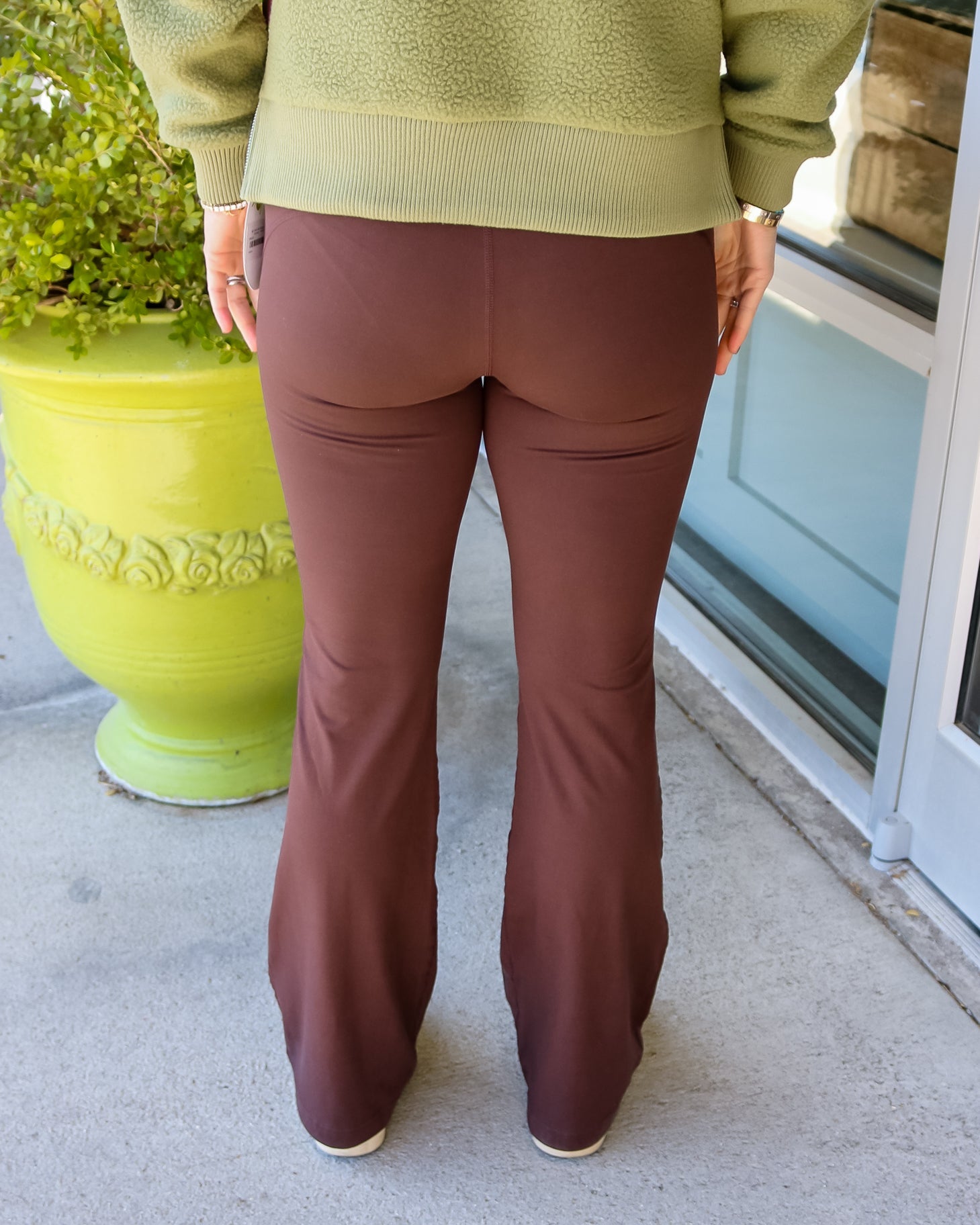 High Waist Bell Bottom Yoga - Brown - Olive You BoutiqueOLIVE YOU236577PP6162-2