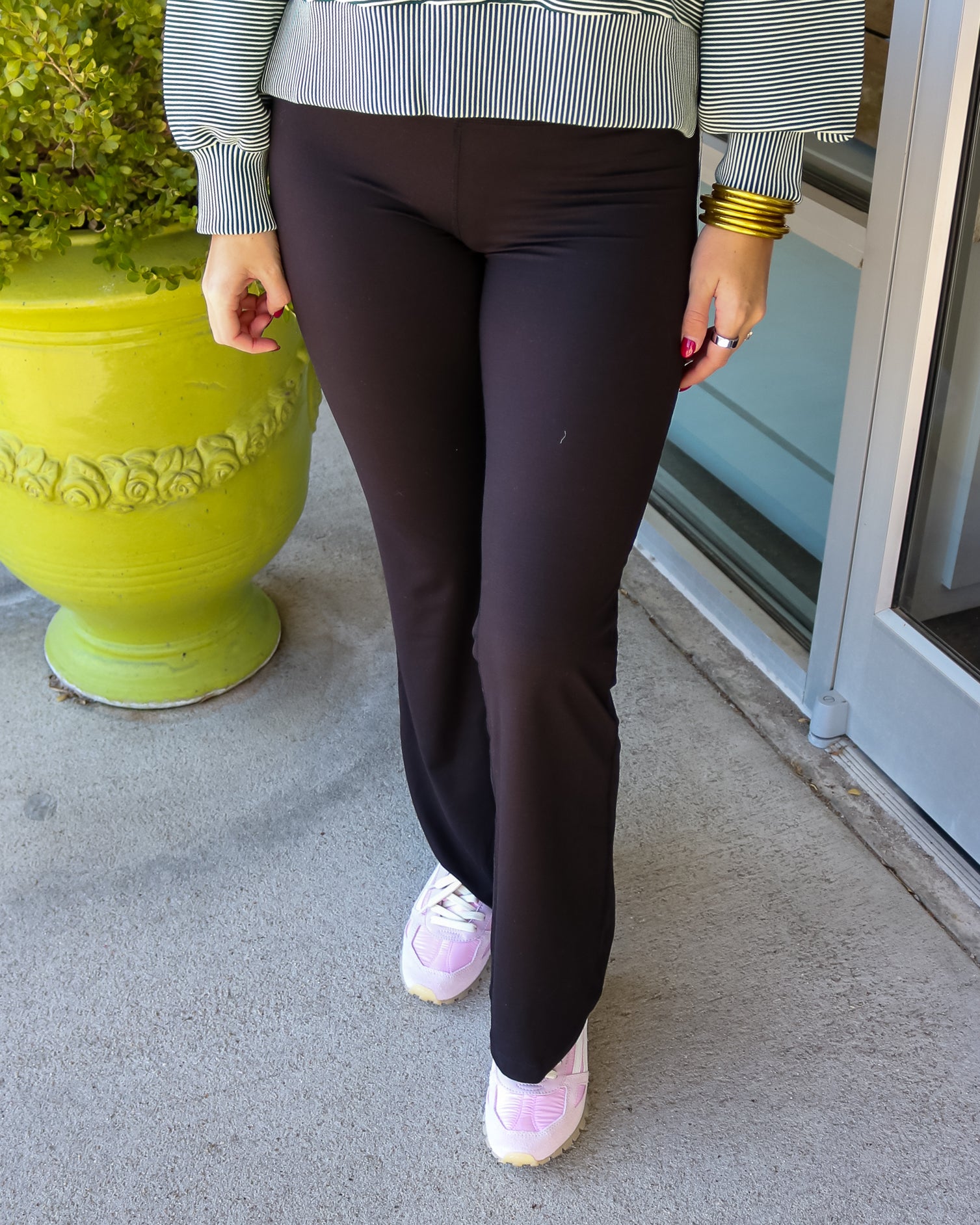 High Waist Bell Bottom Yoga - Black - Olive You BoutiqueOLIVE YOU226578PP6162