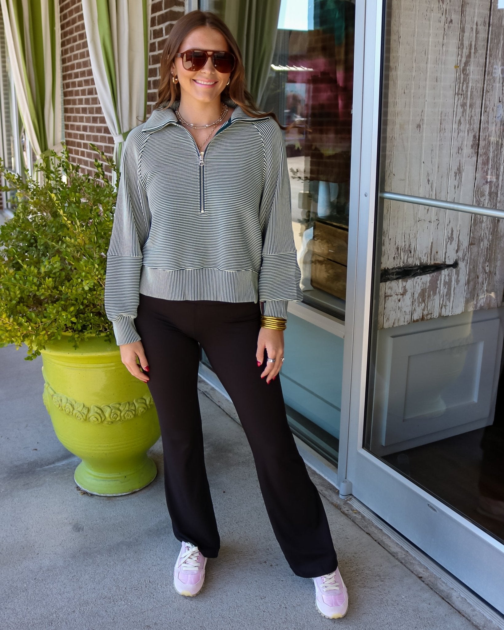 Milano Half Zip Sweat 2.0 - Olive You BoutiqueVARLEY233552VAR02122-ponderosap
