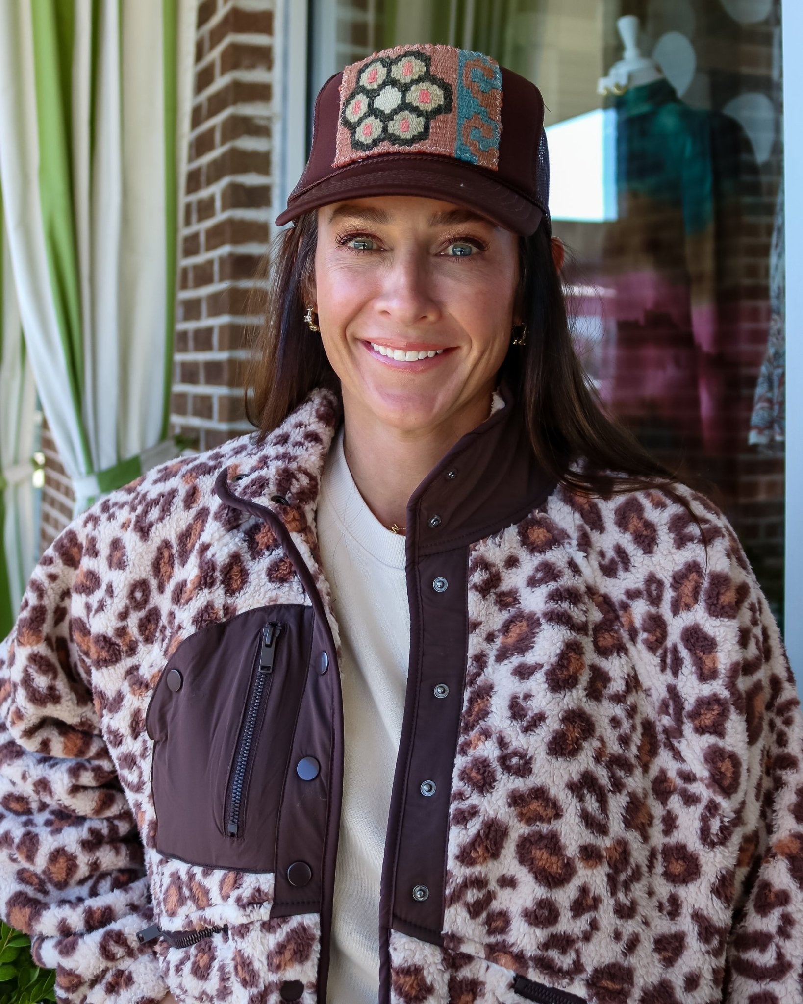 Aztec Trucker Hat - Olive You BoutiqueOrijinal236656ATHBwFM