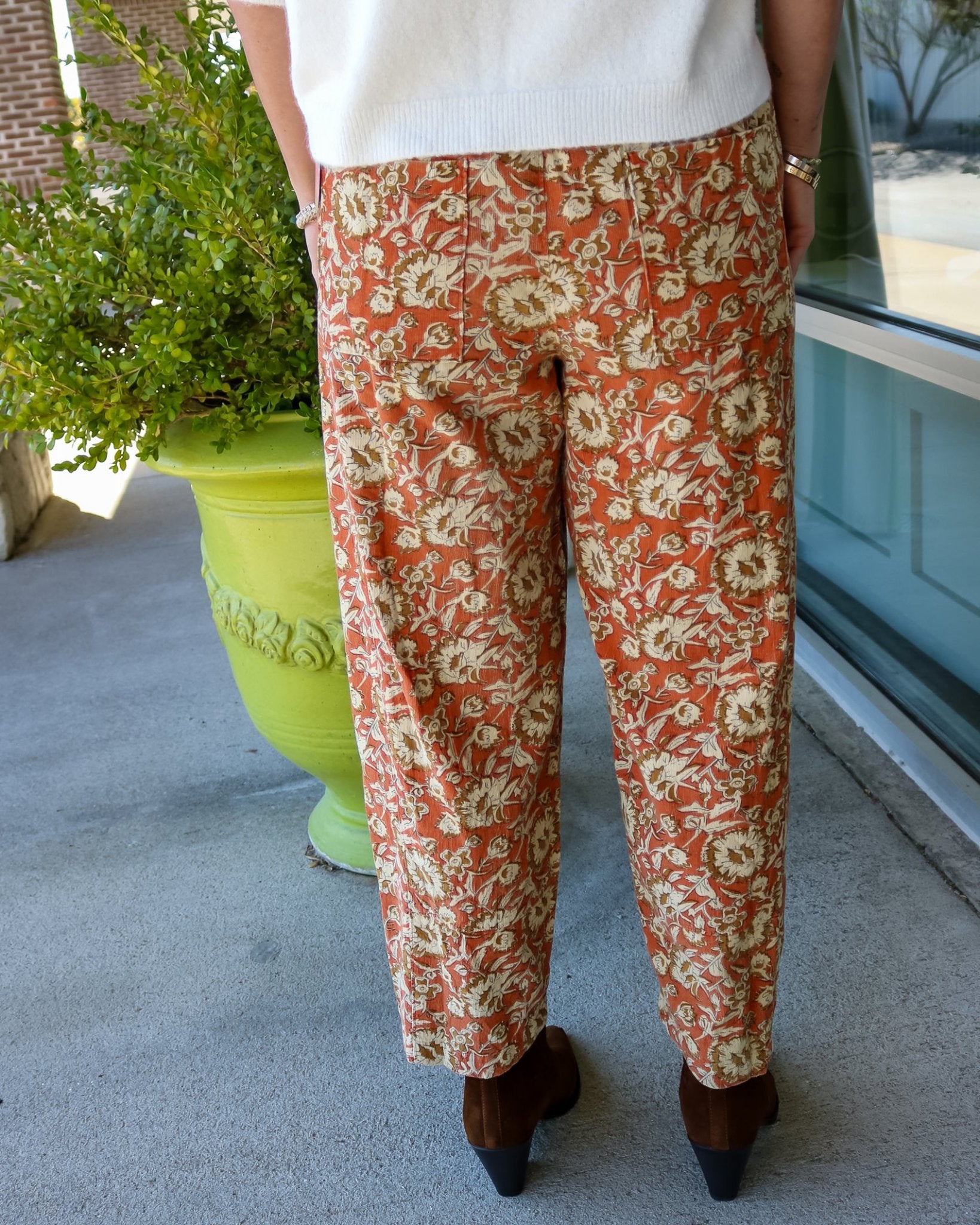 Corduroy Barrel Pant - Olive You BoutiqueIVY JANE234126230041