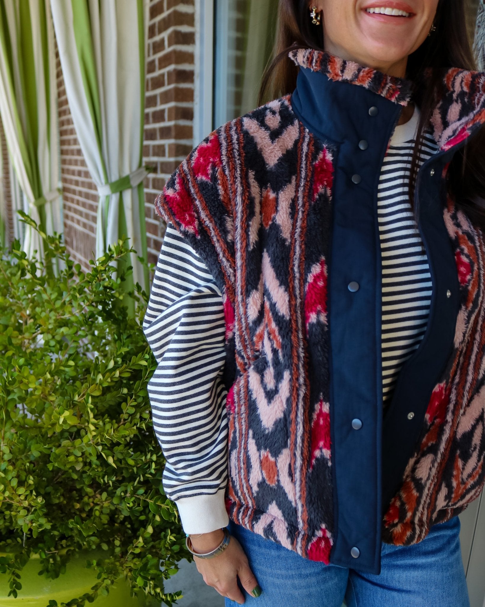 Ravenna Vest - Black Ikat - Olive You BoutiqueXIRENA238180X5PPF001-blackikat