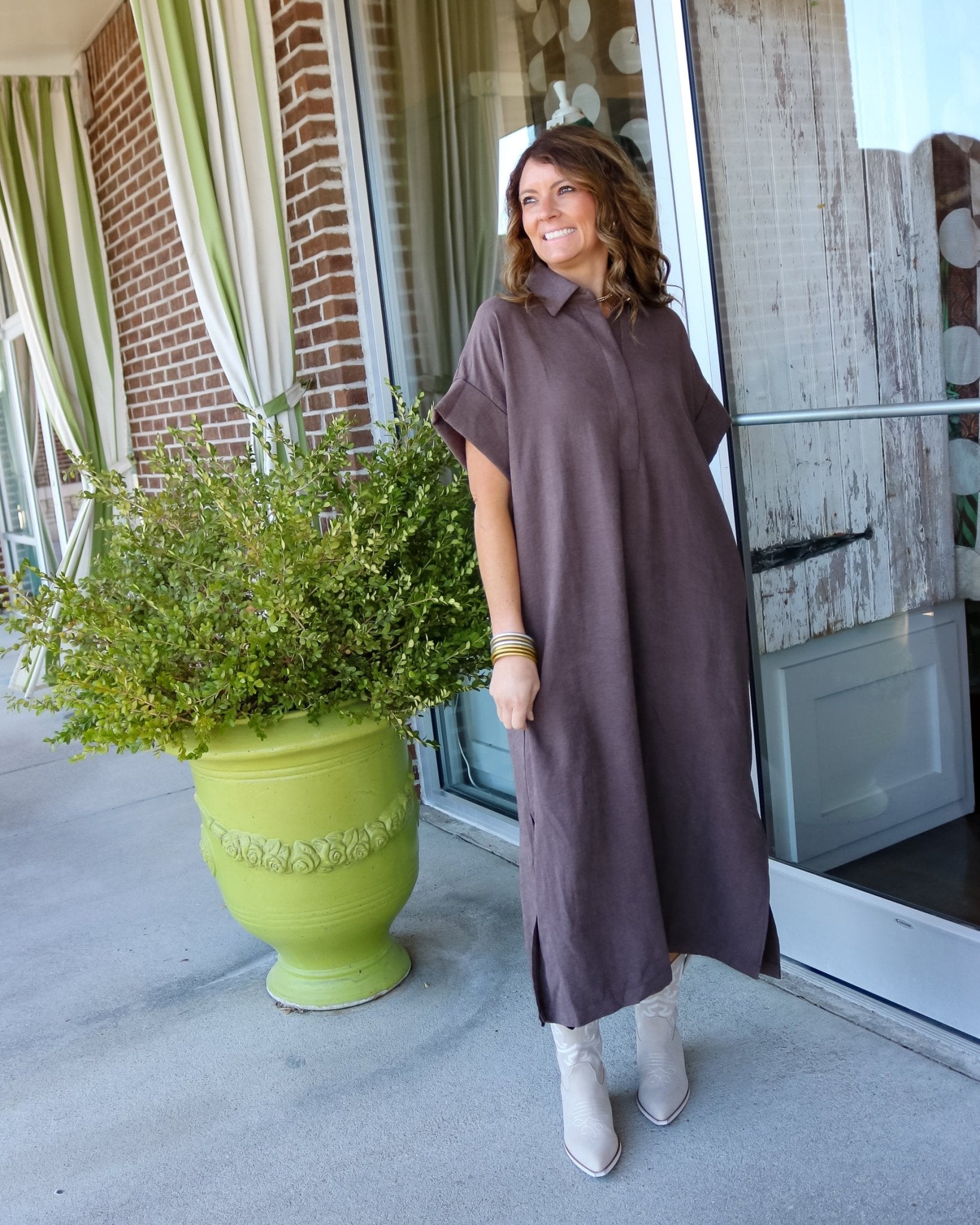 Textured Fall Dress - Olive You BoutiqueOLIVE YOU237998D34128