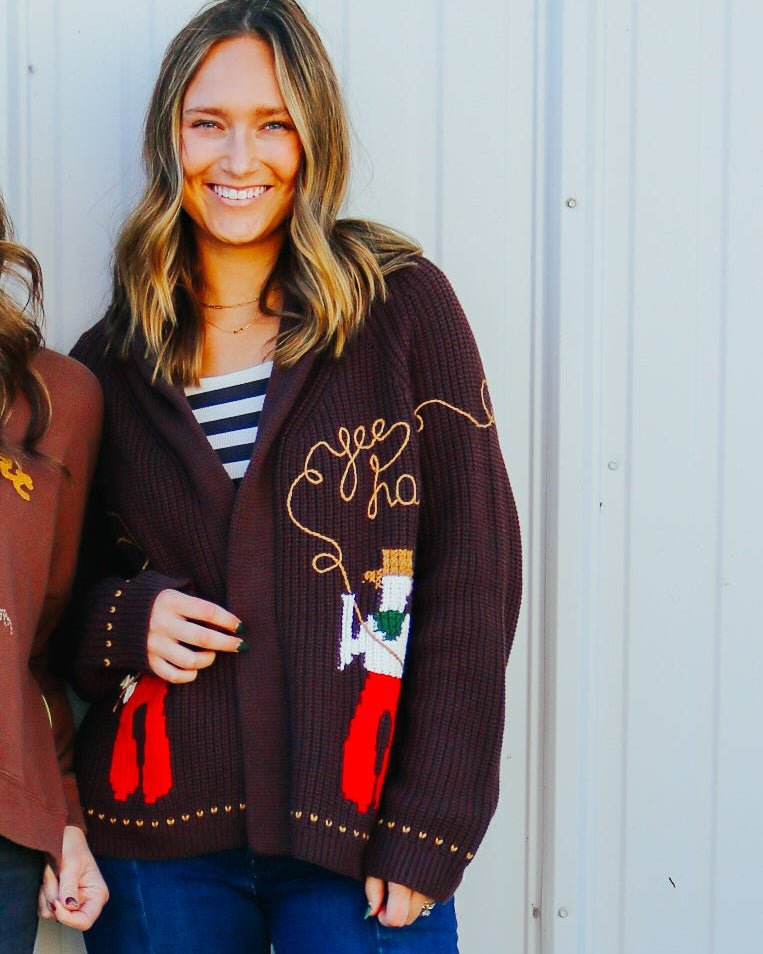 The Lasso Lodge Cardigan - Olive You BoutiqueTHE GREAT224897