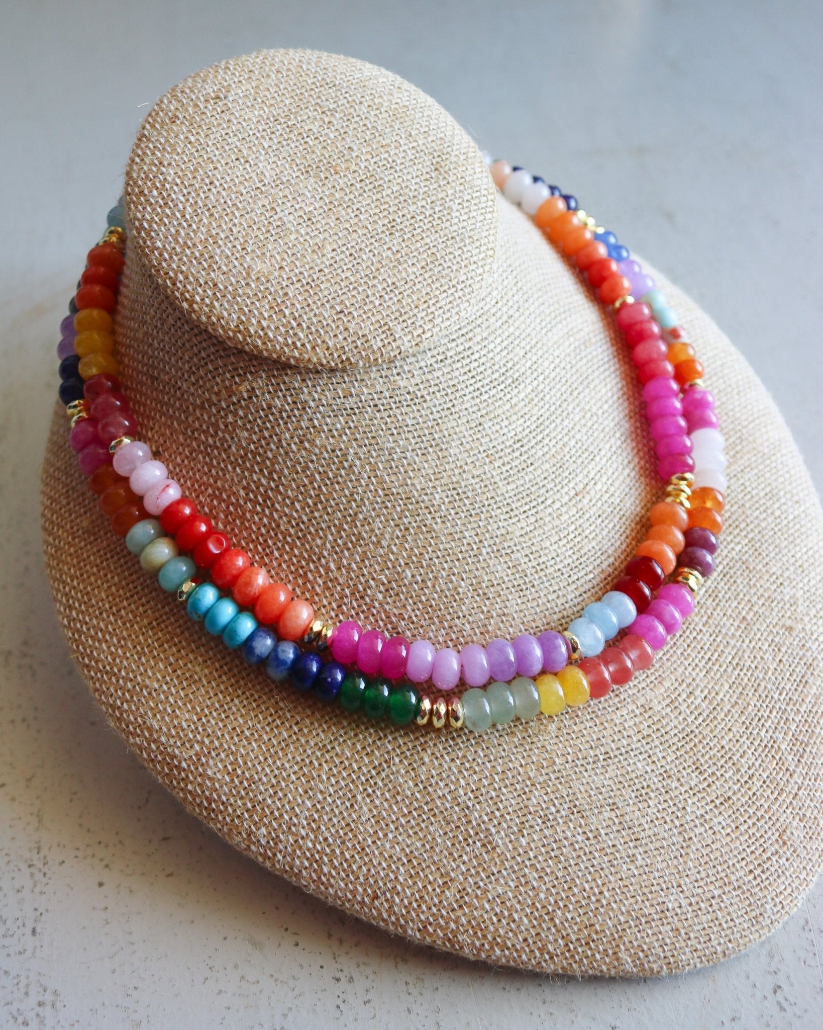 Rainbow Beaded Necklace - Olive You BoutiqueGemelli232173Kerry Necklace