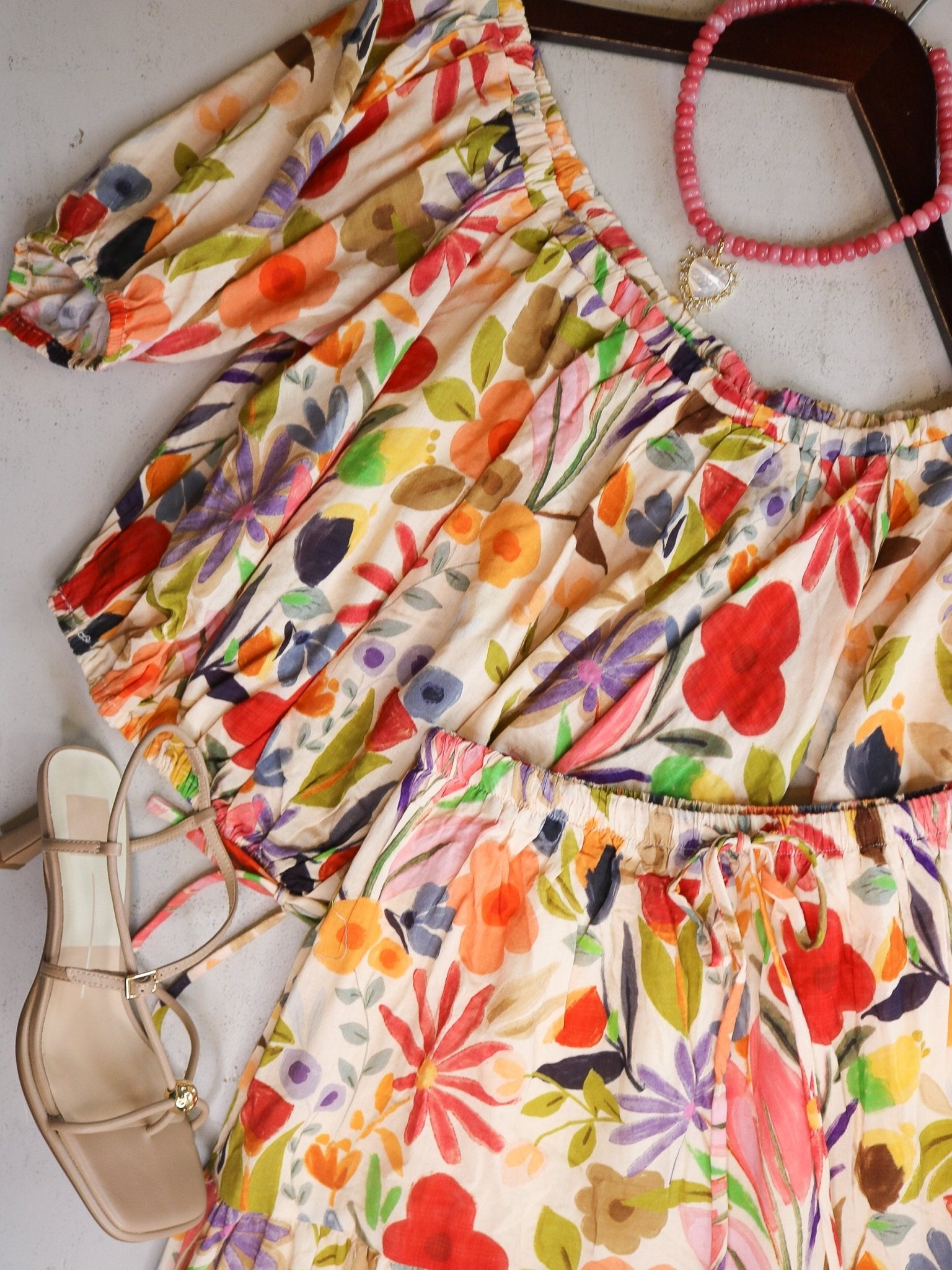 Floral Happiness Midi Skirt - Olive You BoutiqueBY TOGETHER230805L9346B