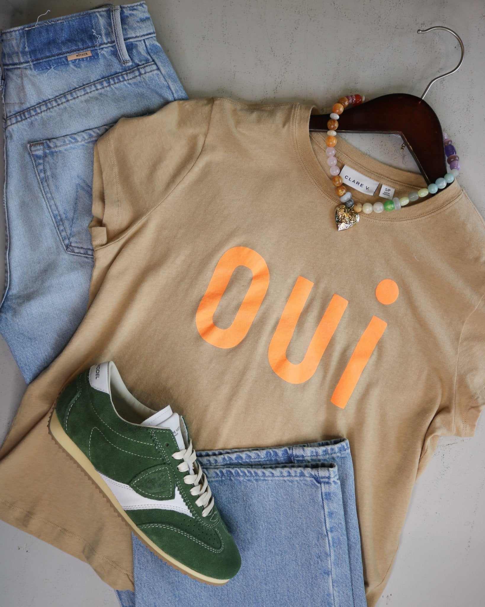 Oui Classic Tee - Olive You BoutiqueClare V.227279CVA1000375