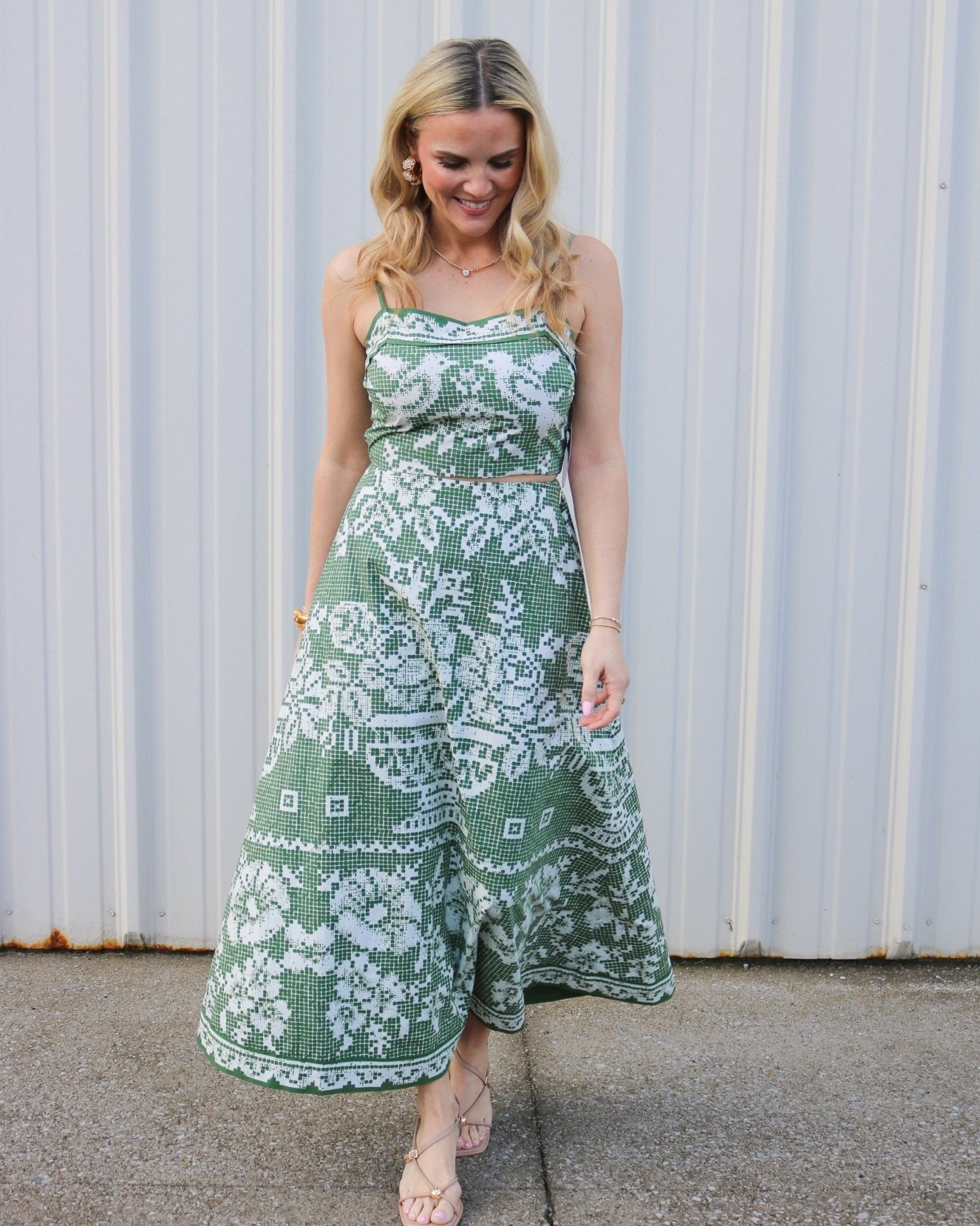 Jasmine Floral Ankle Skirt - Olive You BoutiqueCLEOBELLA228427CM26SP20394