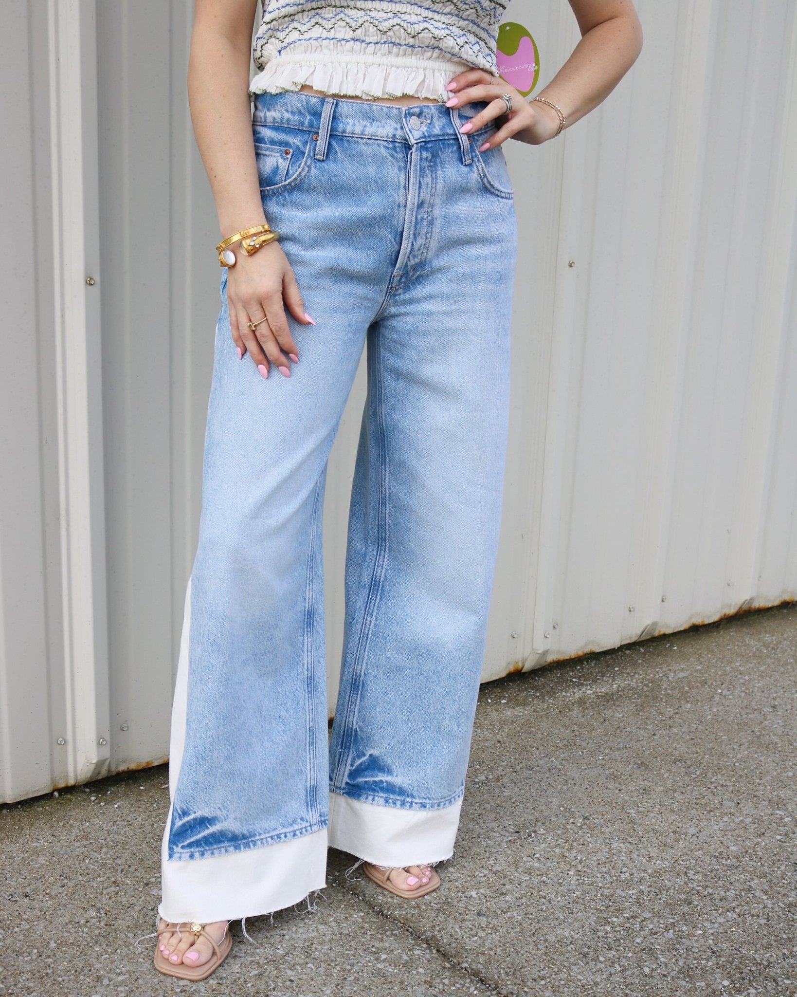 The Nacho Double Dip Nerdy Fray Denim SNACKS! - Olive You BoutiqueMOTHER DENIM22514711968-1321