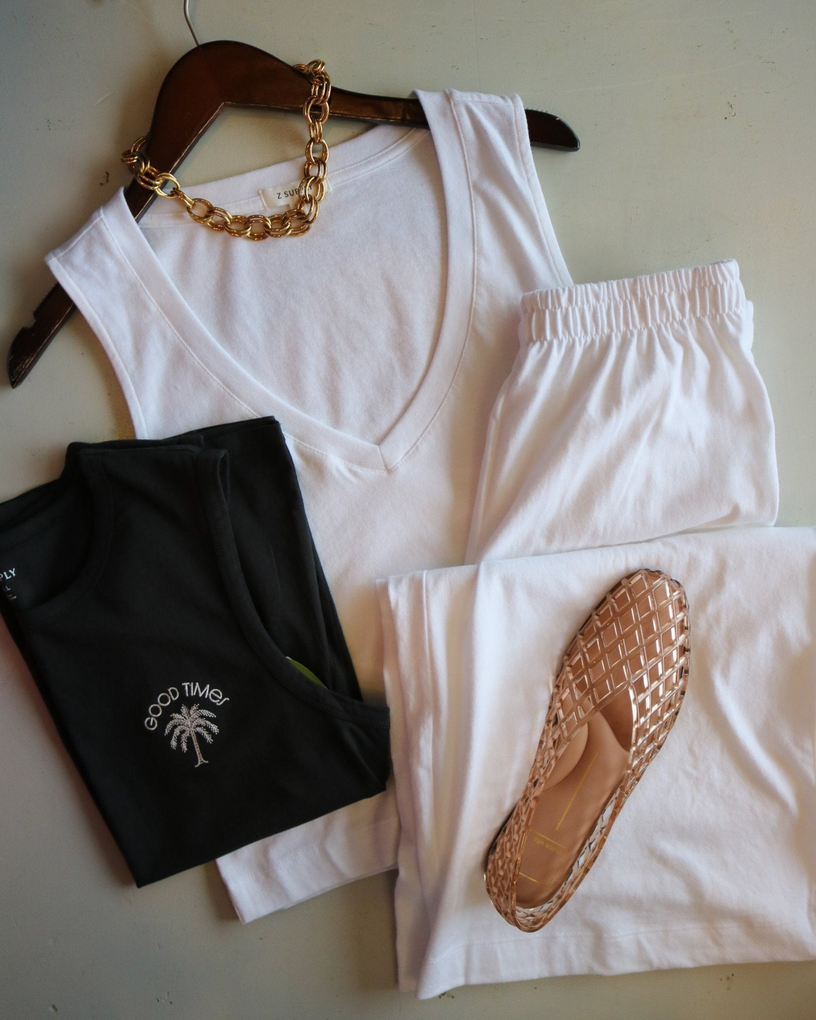 Sloane V - Neck Top - Olive You BoutiqueZ SUPPLY230105ZT253828