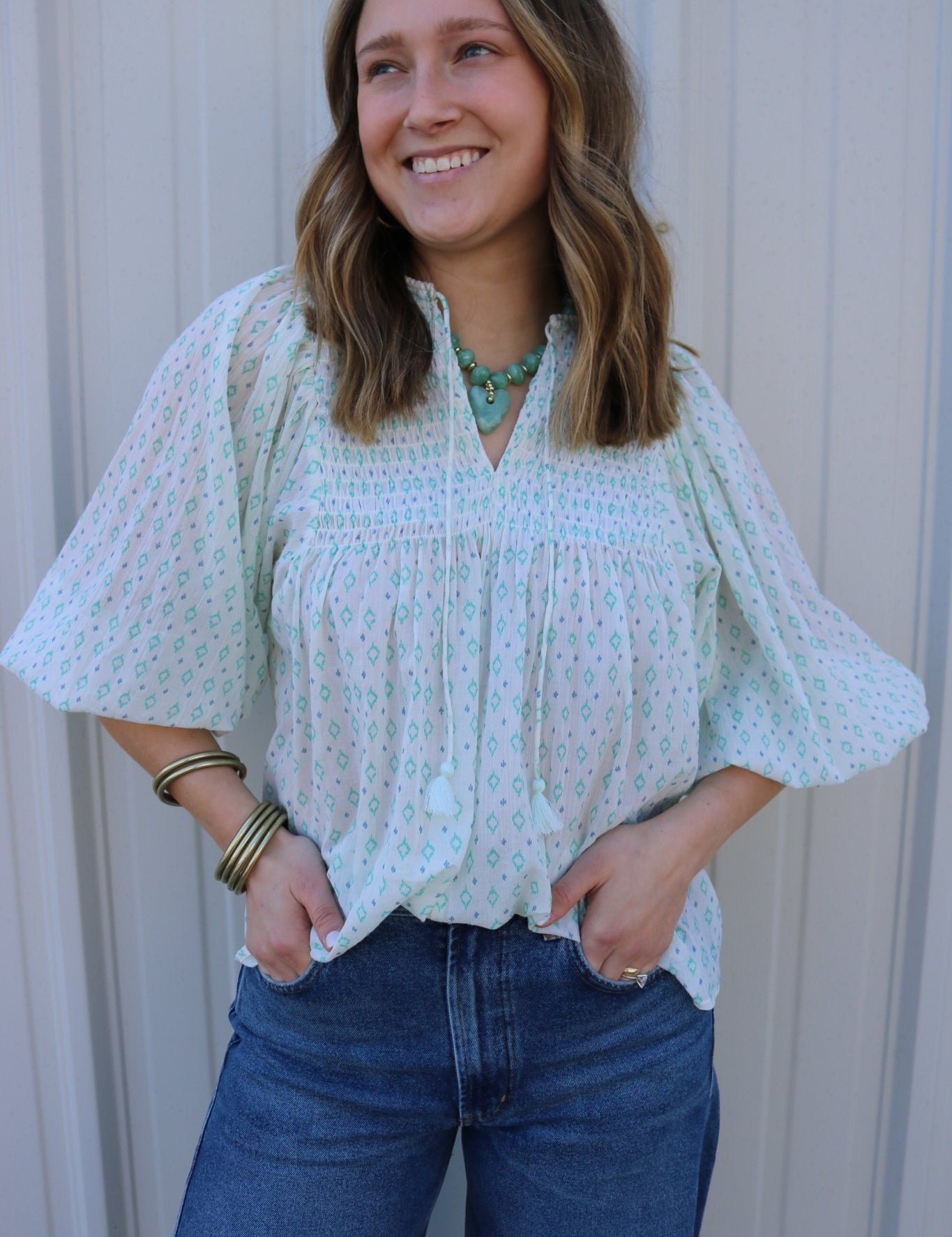 The Easy Breeze Tassel Blouse - Olive You BoutiqueOLIVE YOU2321482601-345LTH