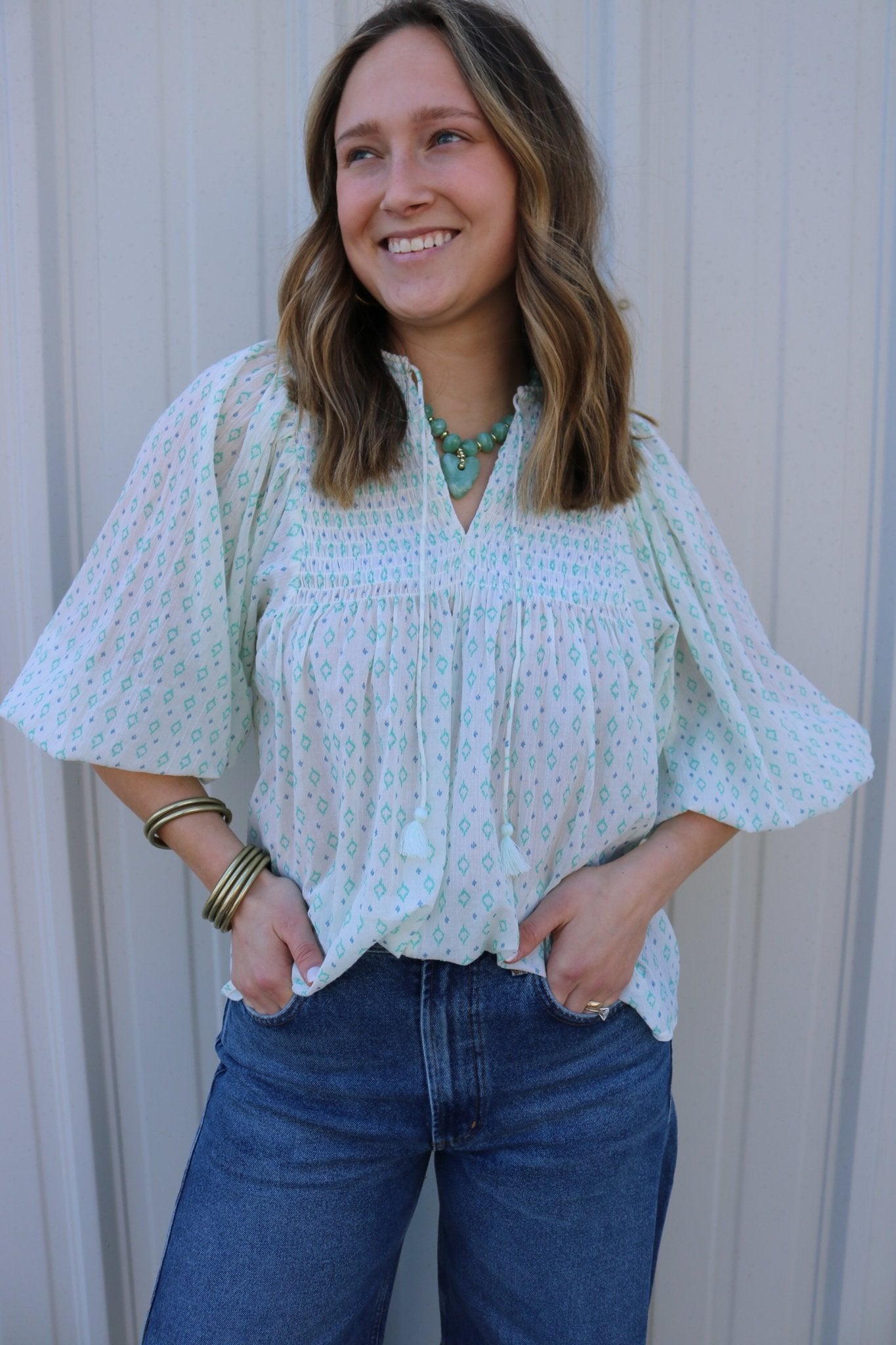 The Easy Breeze Tassel Blouse - Olive You BoutiqueOLIVE YOU2321482601-345LTH