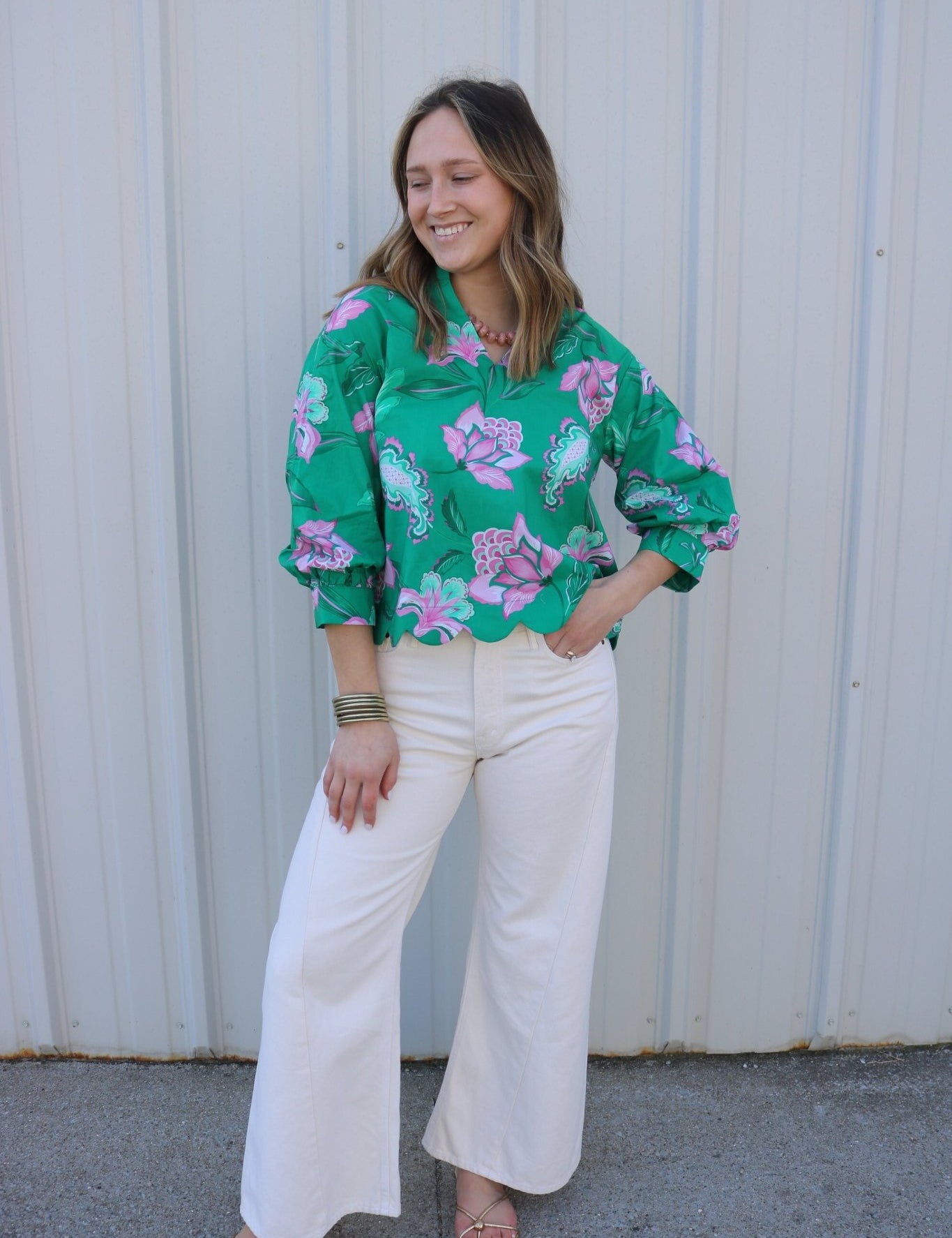 The Palm Grove Blouse - Olive You BoutiqueOLIVE YOU232133T29805