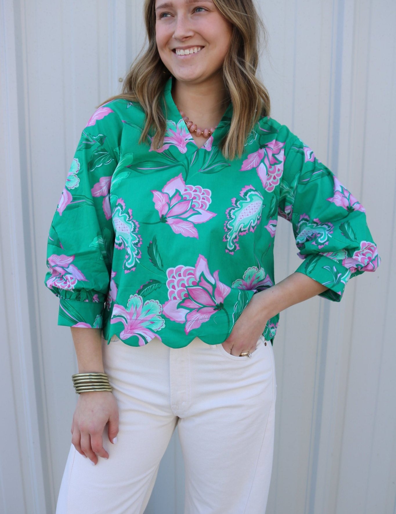 The Palm Grove Blouse - Olive You BoutiqueOLIVE YOU232133T29805
