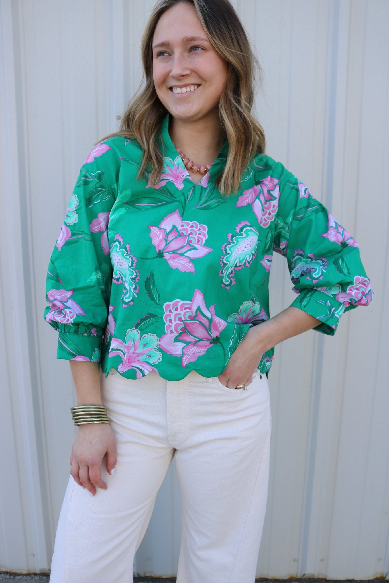 The Palm Grove Blouse - Olive You BoutiqueOLIVE YOU232133T29805