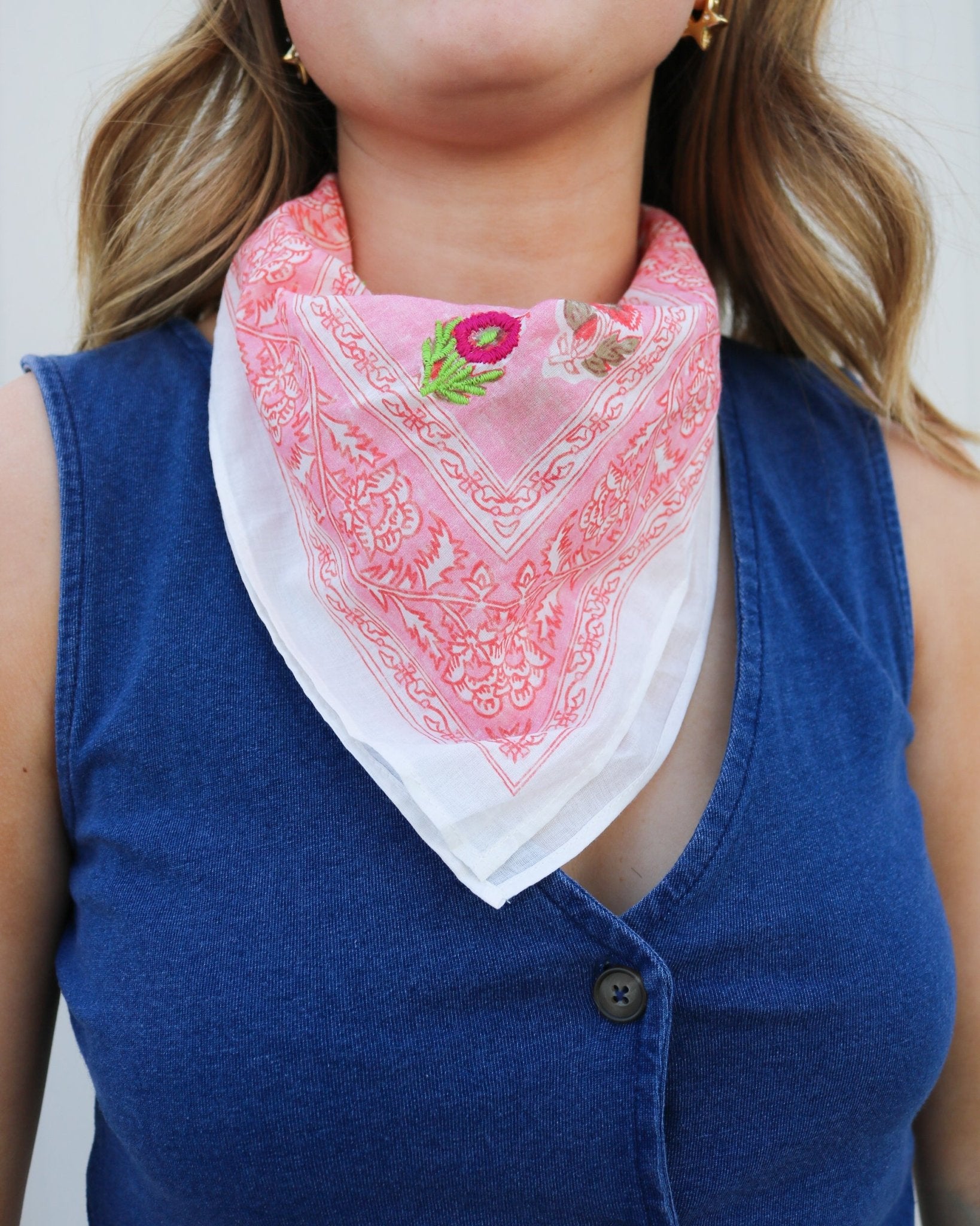 Neck Scarf - Pink - Olive You BoutiqueVISMAYA1994919949