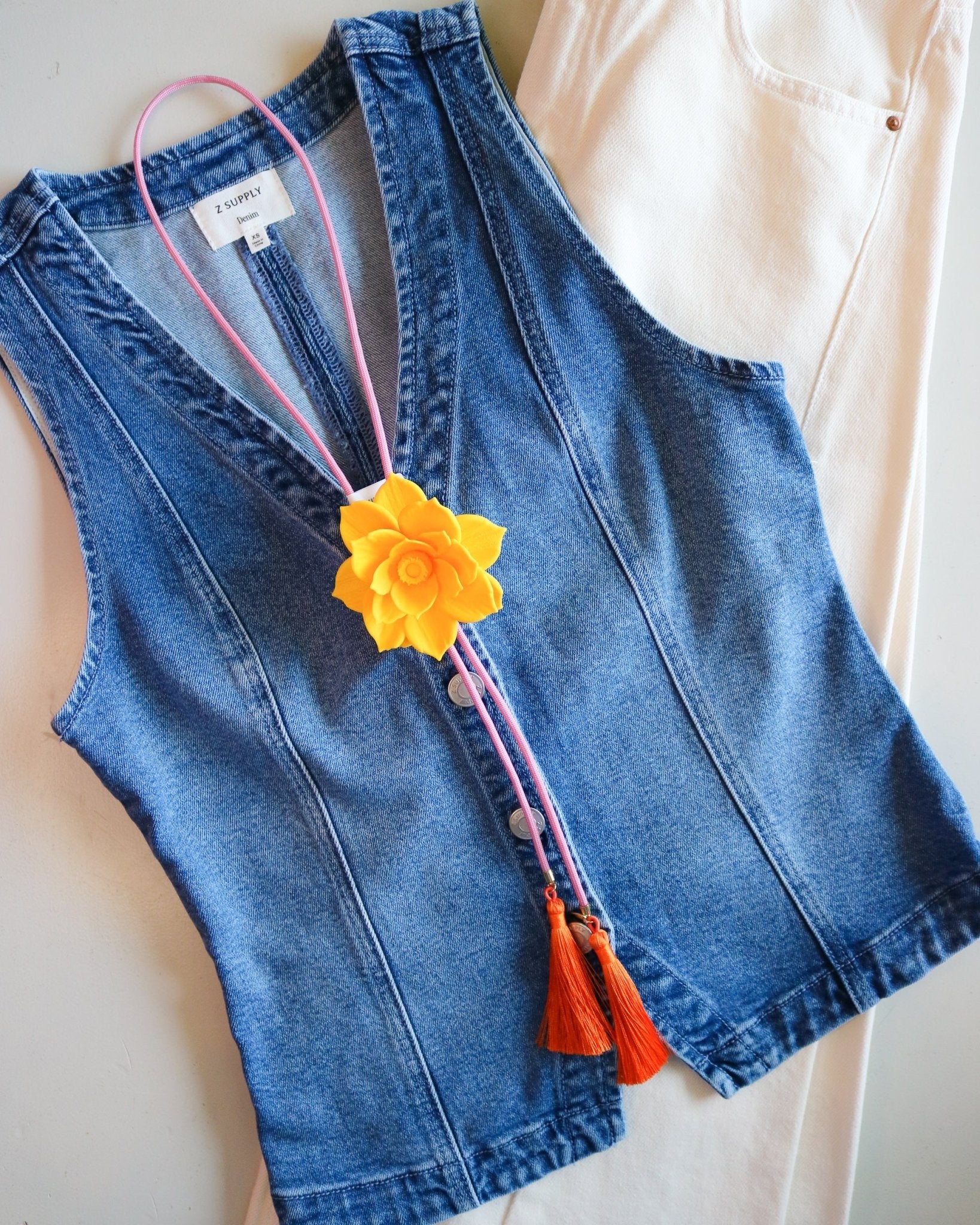 Porto Denim Vest - Olive You BoutiqueZ SUPPLY230132ZV262963