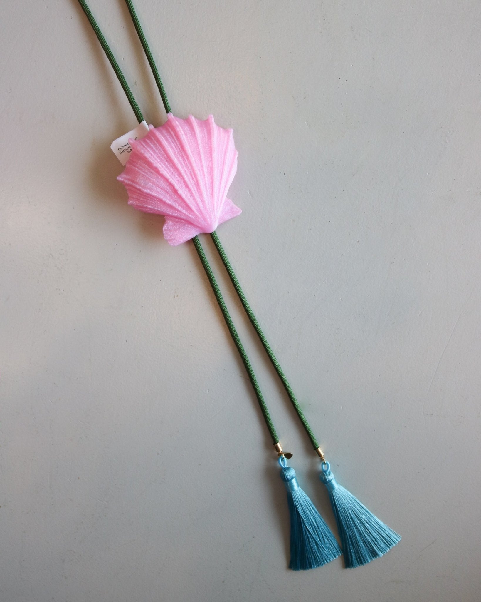 Colorful Tassel Necklace - Shell - Olive You BoutiqueRahya Jewelry DesignTN9TN9