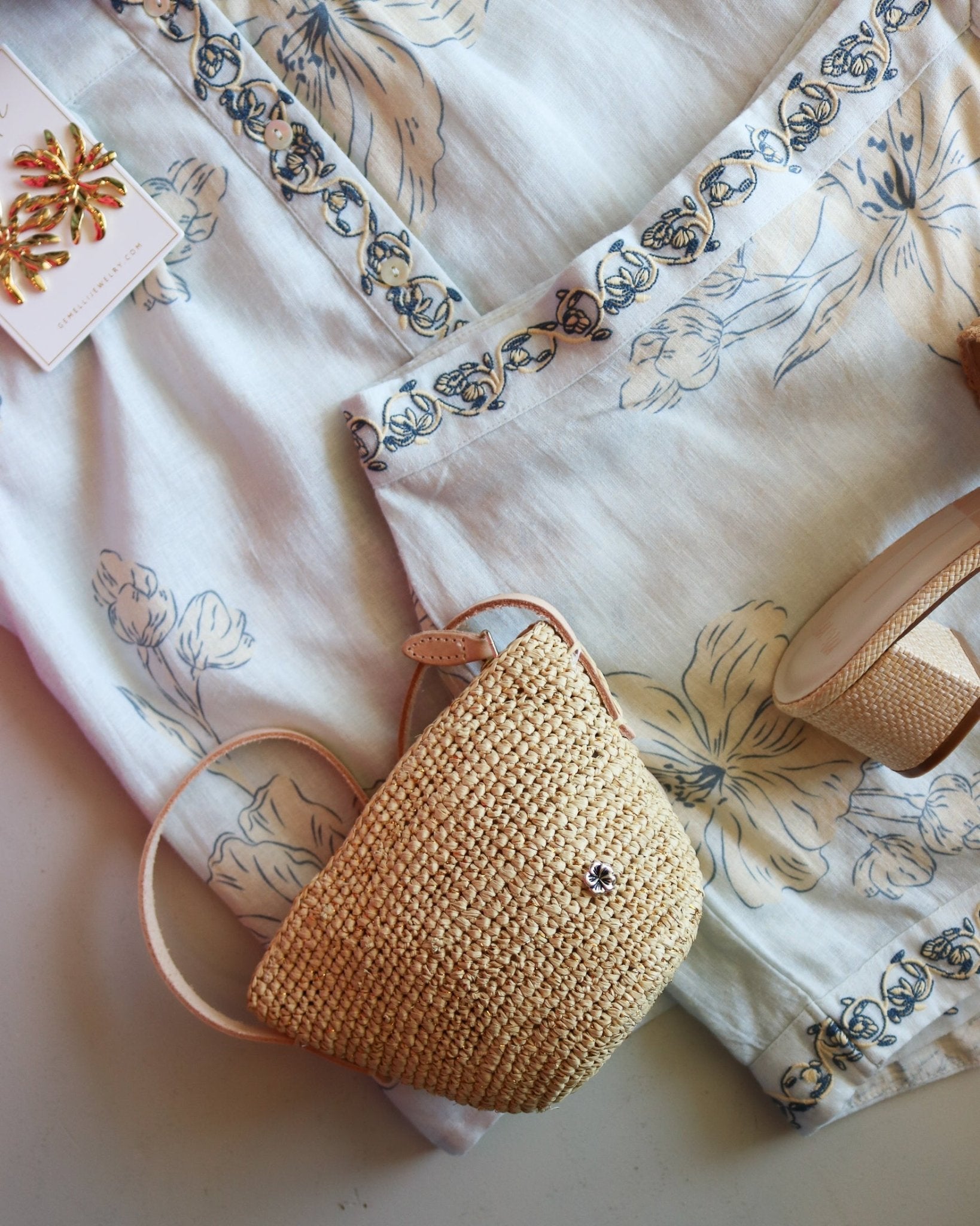 South Beach - Crochet Raffia Crossbody - Olive You BoutiqueFlora Bella232048South Beach