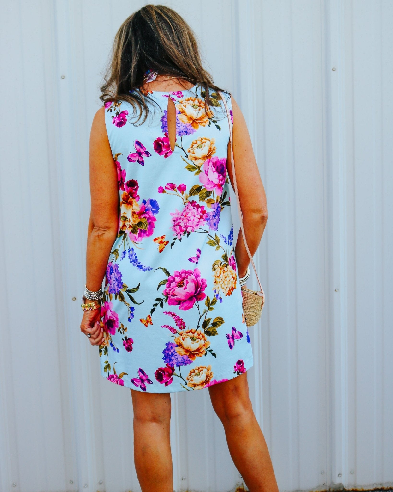 Emily Garden Party Shift Dress - Olive You BoutiquePROSPERINA226694PR3115D